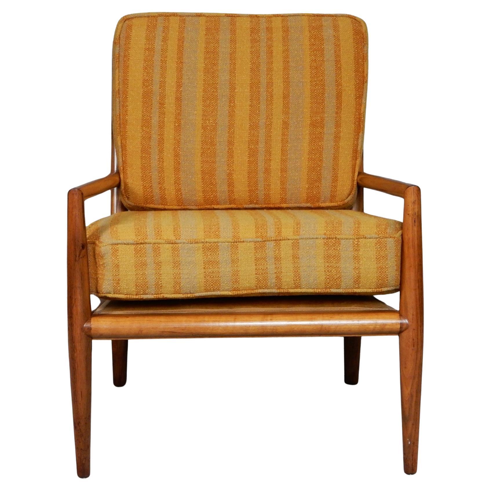 T.H. Robsjohn-Gibbings Lounge Chair & Ottoman by Widdicomb 1950's For Sale 3
