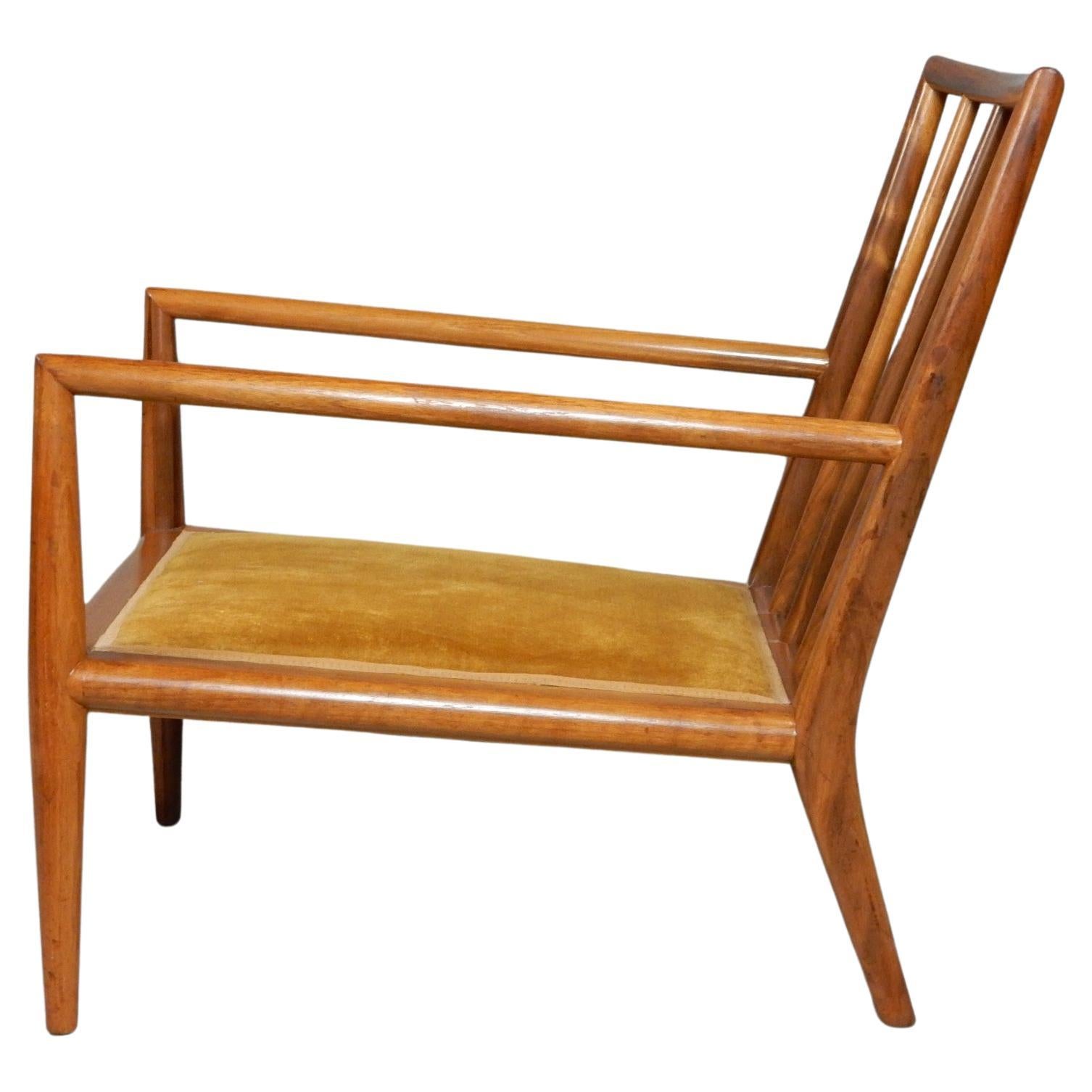 T.H. Robsjohn-Gibbings Lounge Chair & Ottoman by Widdicomb 1950's For Sale 1