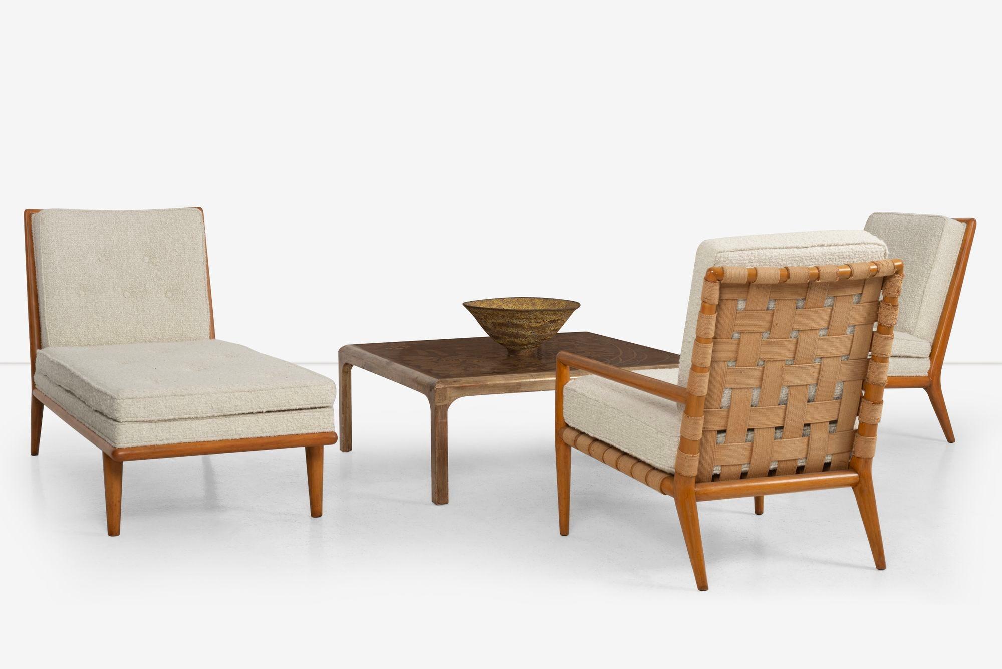 T.H. Robsjohn-Gibbings Lounge Chair, Widdicomb United Kingdom / USA, c. 1955 For Sale 6