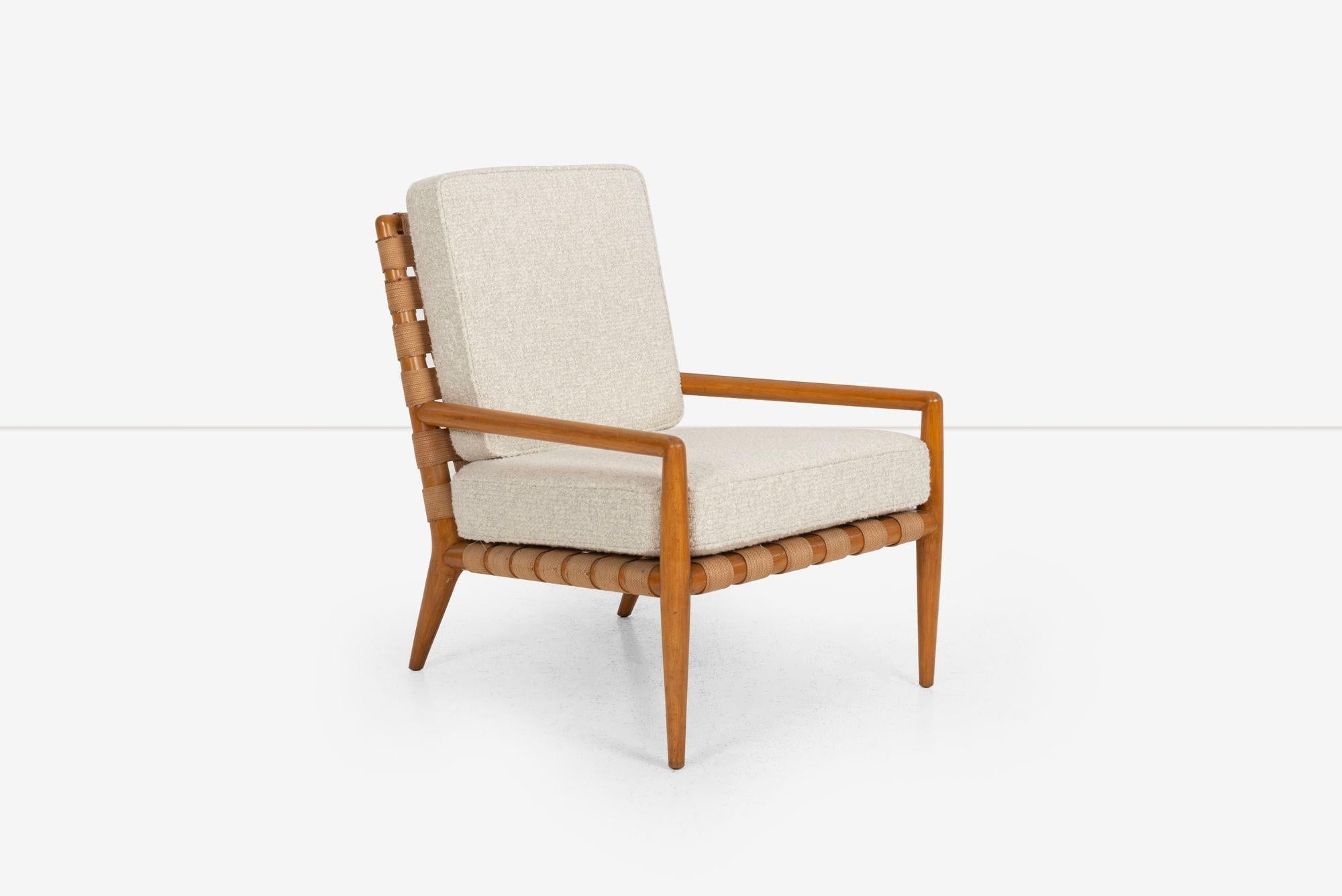 Mid-Century Modern T.H. Robsjohn-Gibbings Lounge Chair, Widdicomb United Kingdom / USA, c. 1955 For Sale