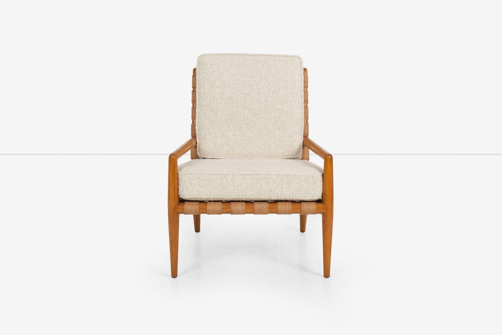 British T.H. Robsjohn-Gibbings Lounge Chair, Widdicomb United Kingdom / USA, c. 1955 For Sale