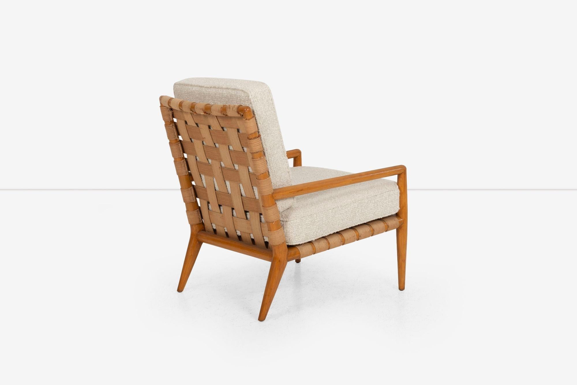 T.H. Robsjohn-Gibbings Lounge Chair, Widdicomb United Kingdom / USA, c. 1955 In Good Condition For Sale In Chicago, IL