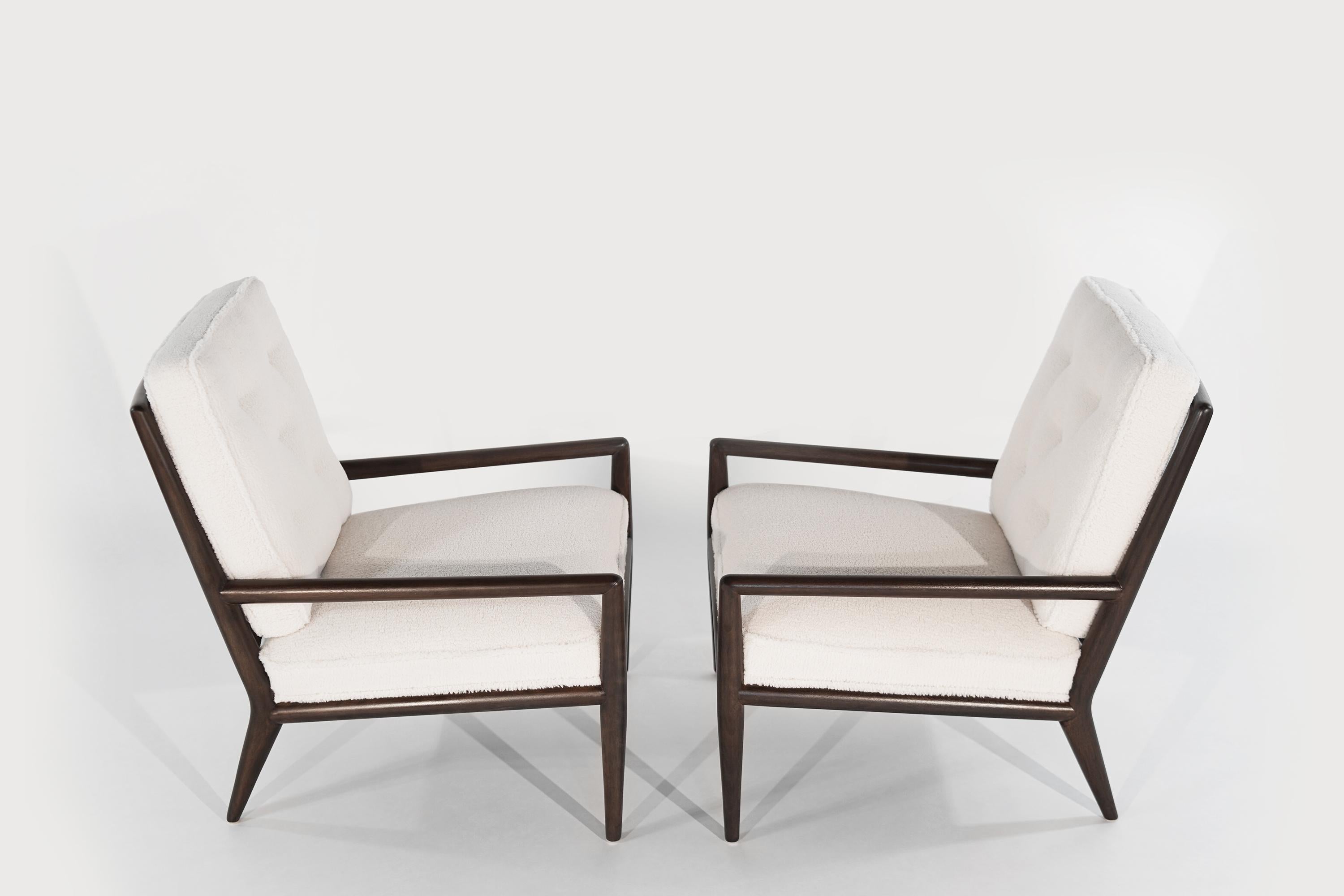 Mid-Century Modern T.H. Robsjohn-Gibbings Lounge Chairs, 1950s