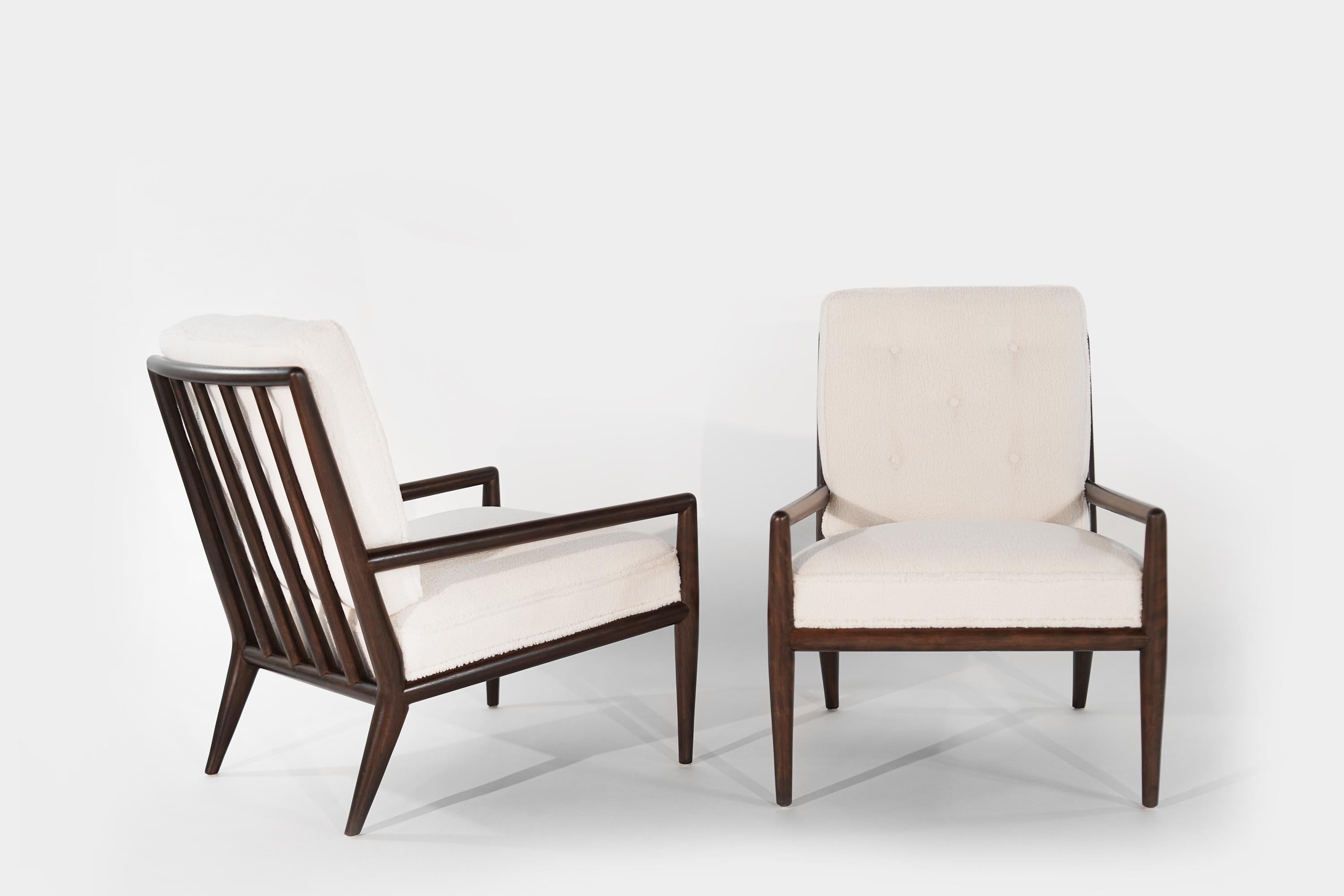 T.H. Robsjohn-Gibbings Lounge Chairs, 1950s 1