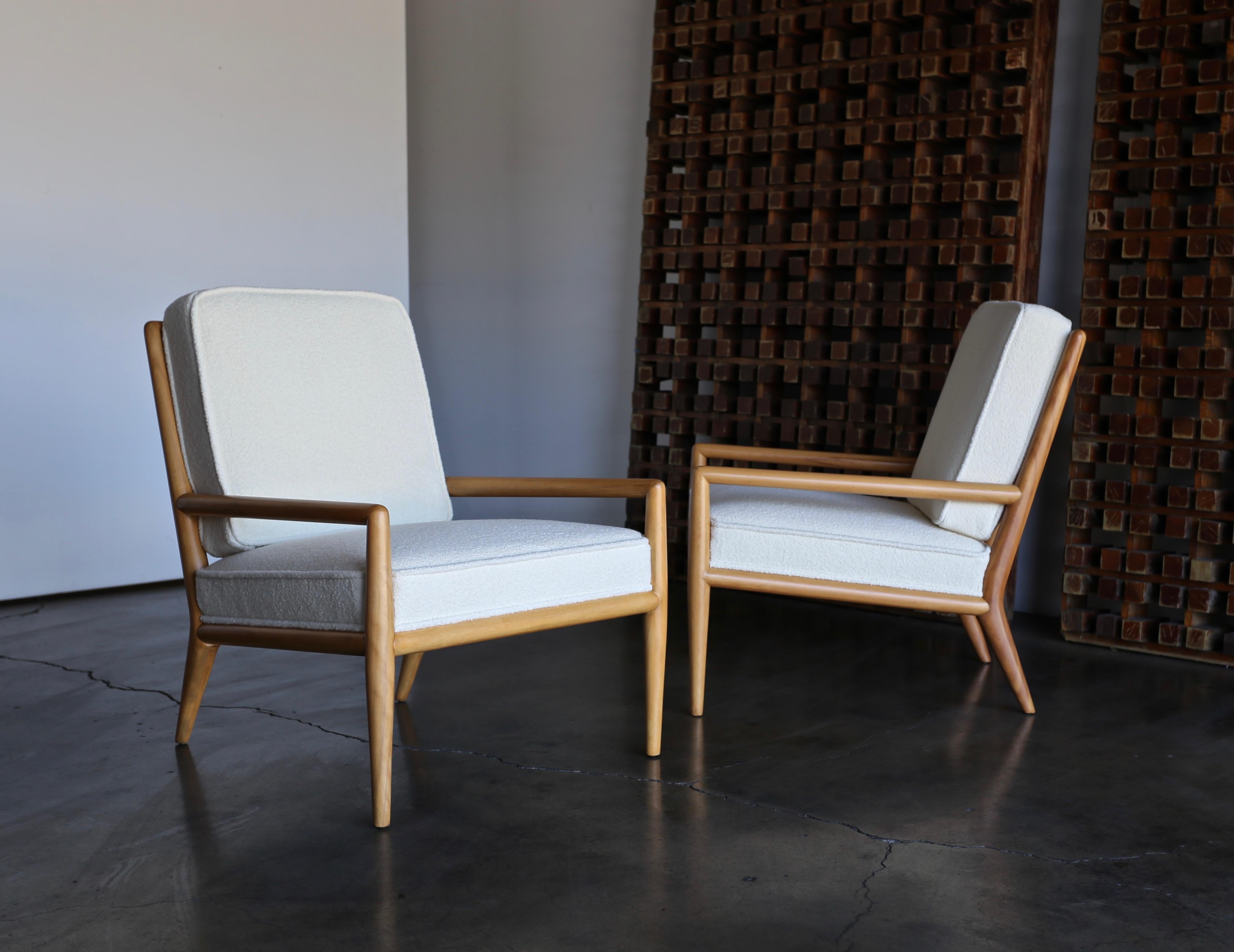 Mid-Century Modern T.H. Robsjohn-Gibbings Lounge Chairs for Widdicomb, circa 1955