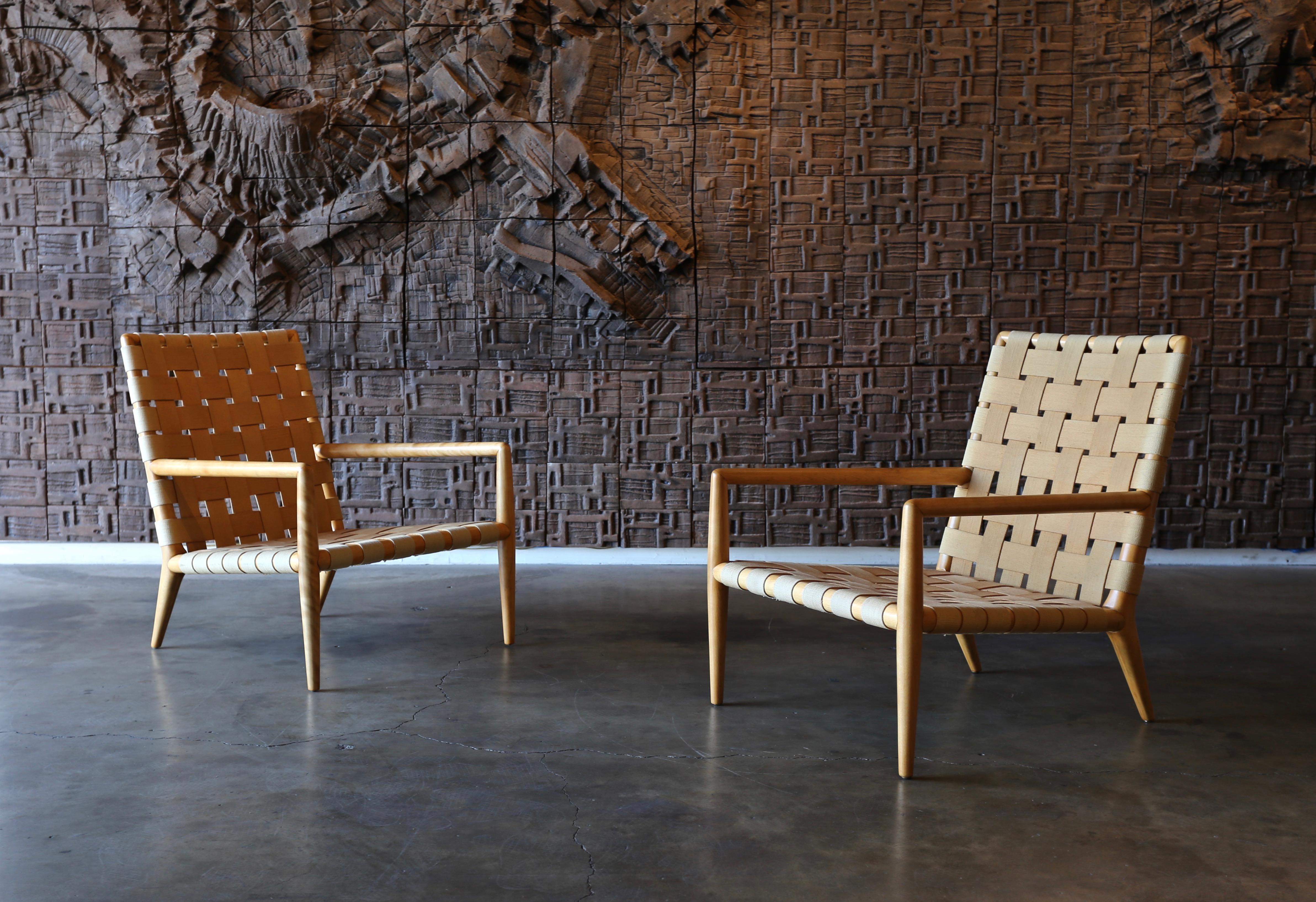 T.H. Robsjohn-Gibbings Lounge Chairs for Widdicomb Model 1720, circa 1955 6