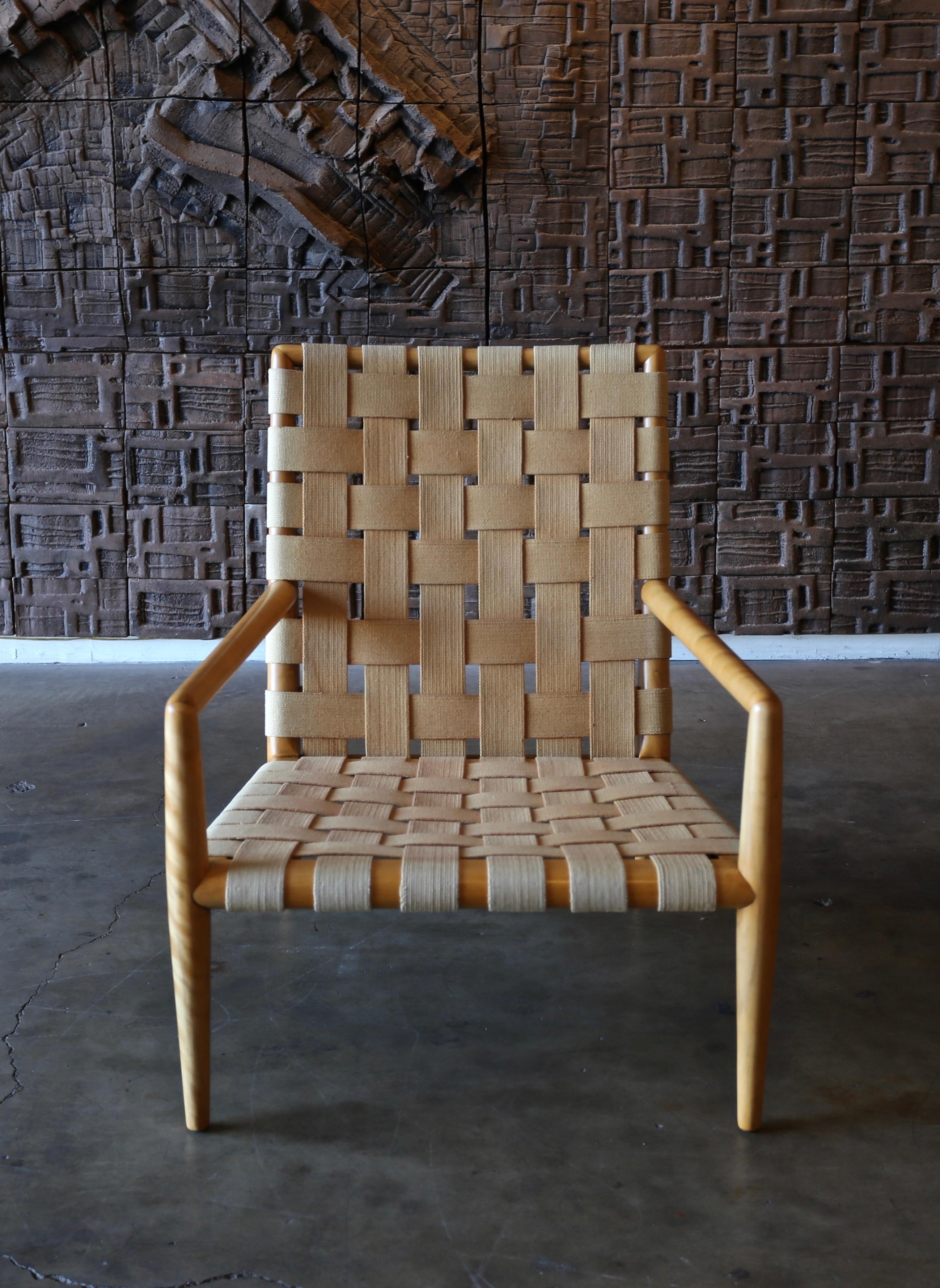 T.H. Robsjohn-Gibbings Lounge Chairs for Widdicomb Model 1720, circa 1955 In Good Condition In Costa Mesa, CA