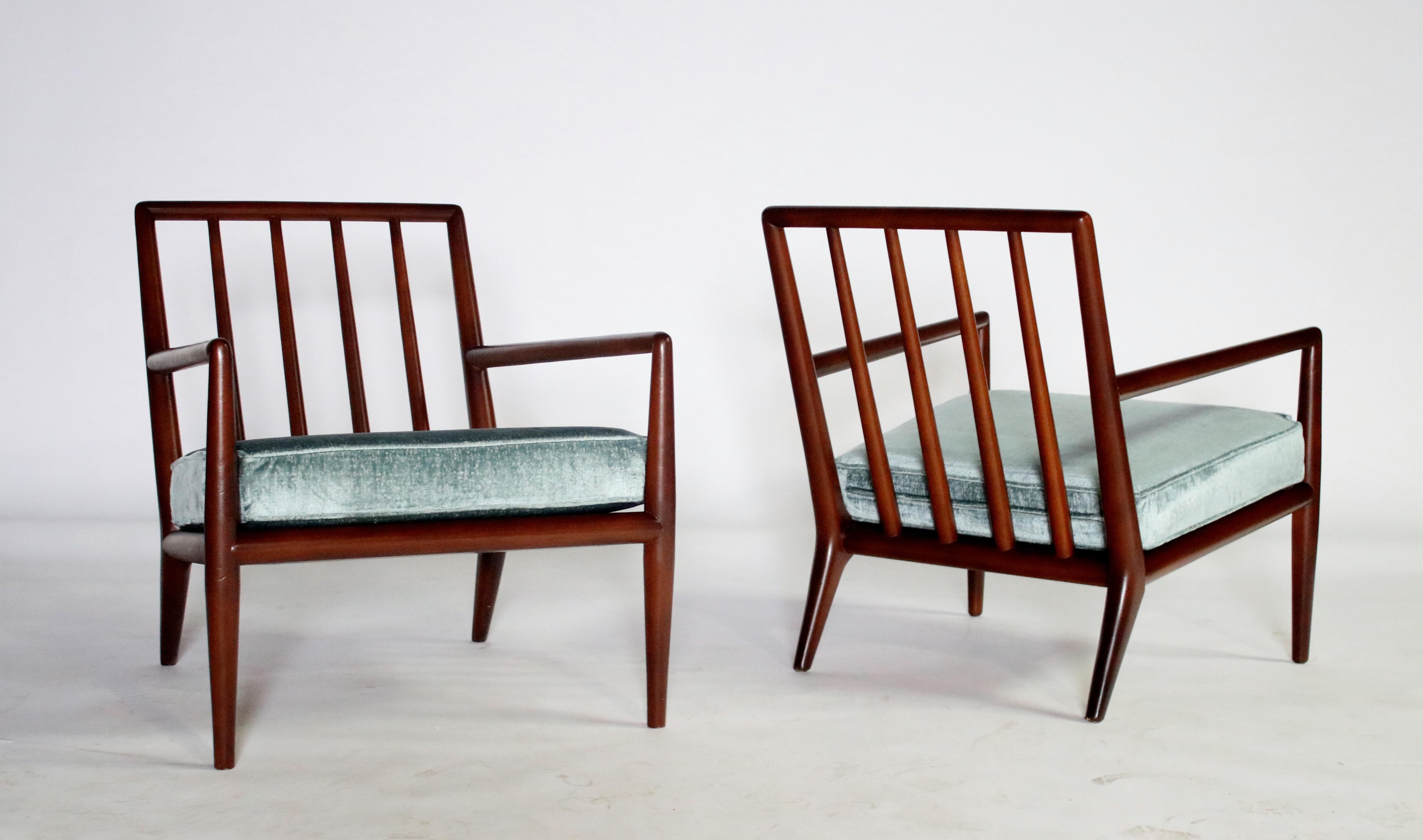 T.H. Robsjohn Gibbings Lounge Chairs, Widdicomb 5