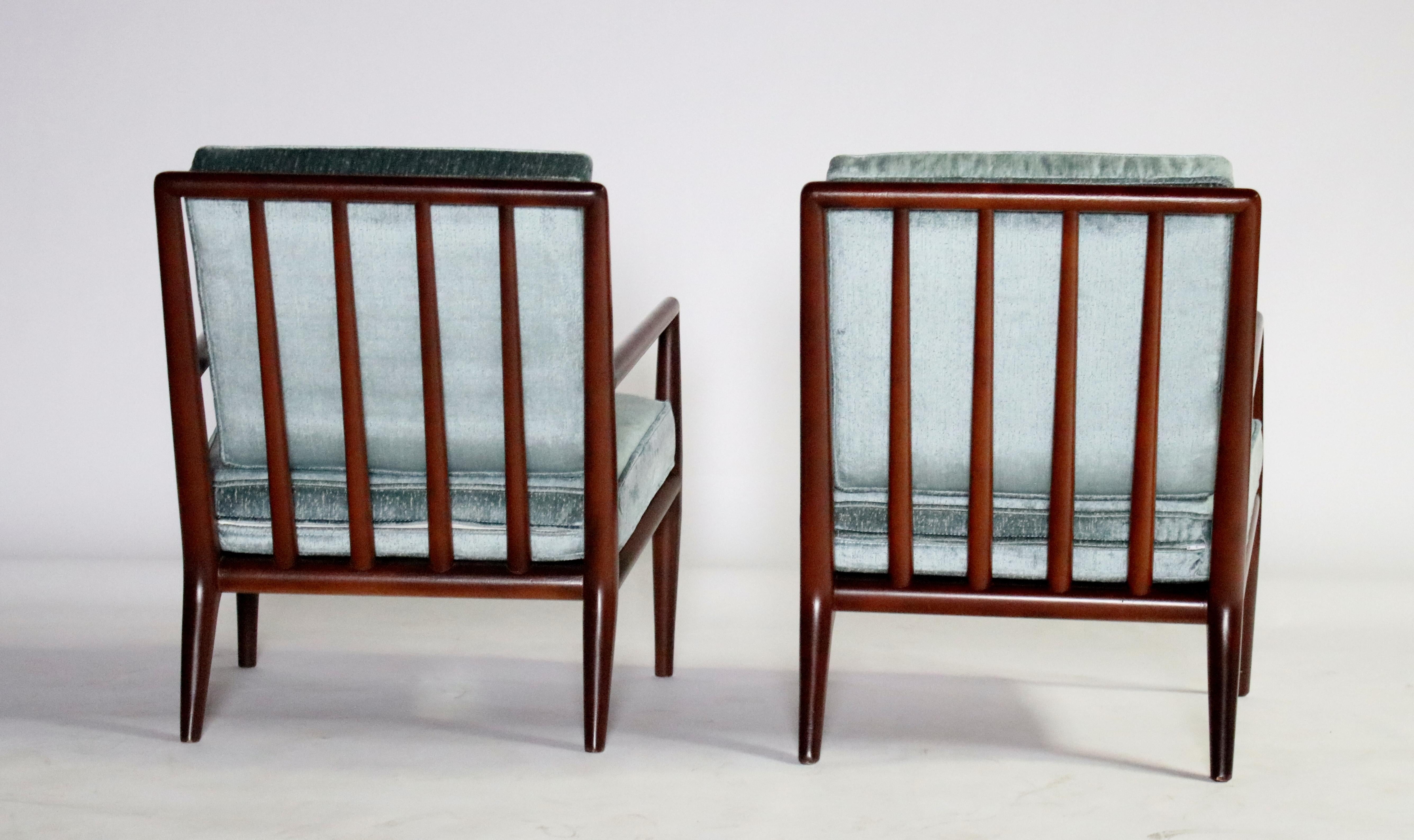 T.H. Robsjohn Gibbings Lounge Chairs, Widdicomb 1