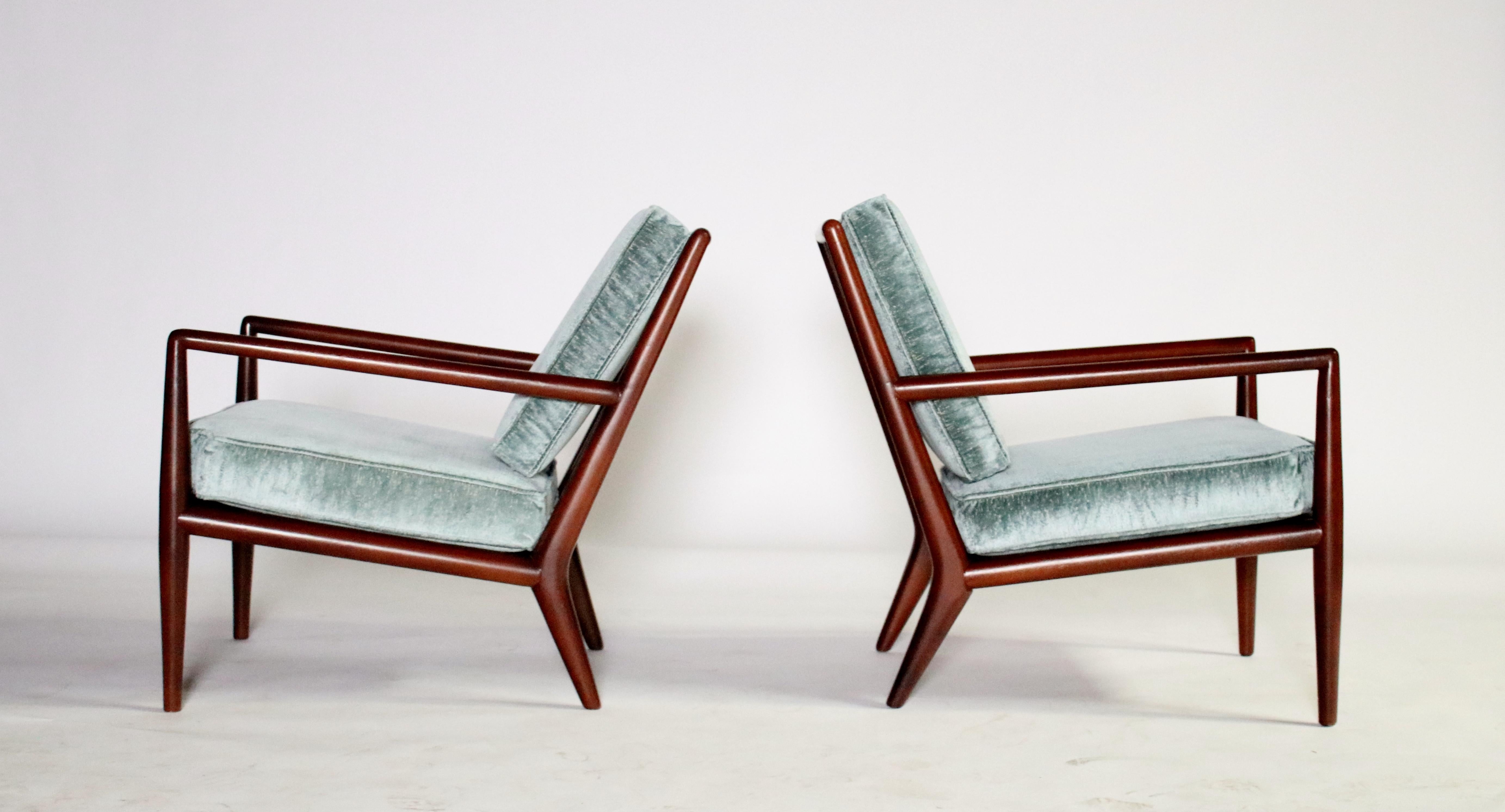 T.H. Robsjohn Gibbings Lounge Chairs, Widdicomb 2