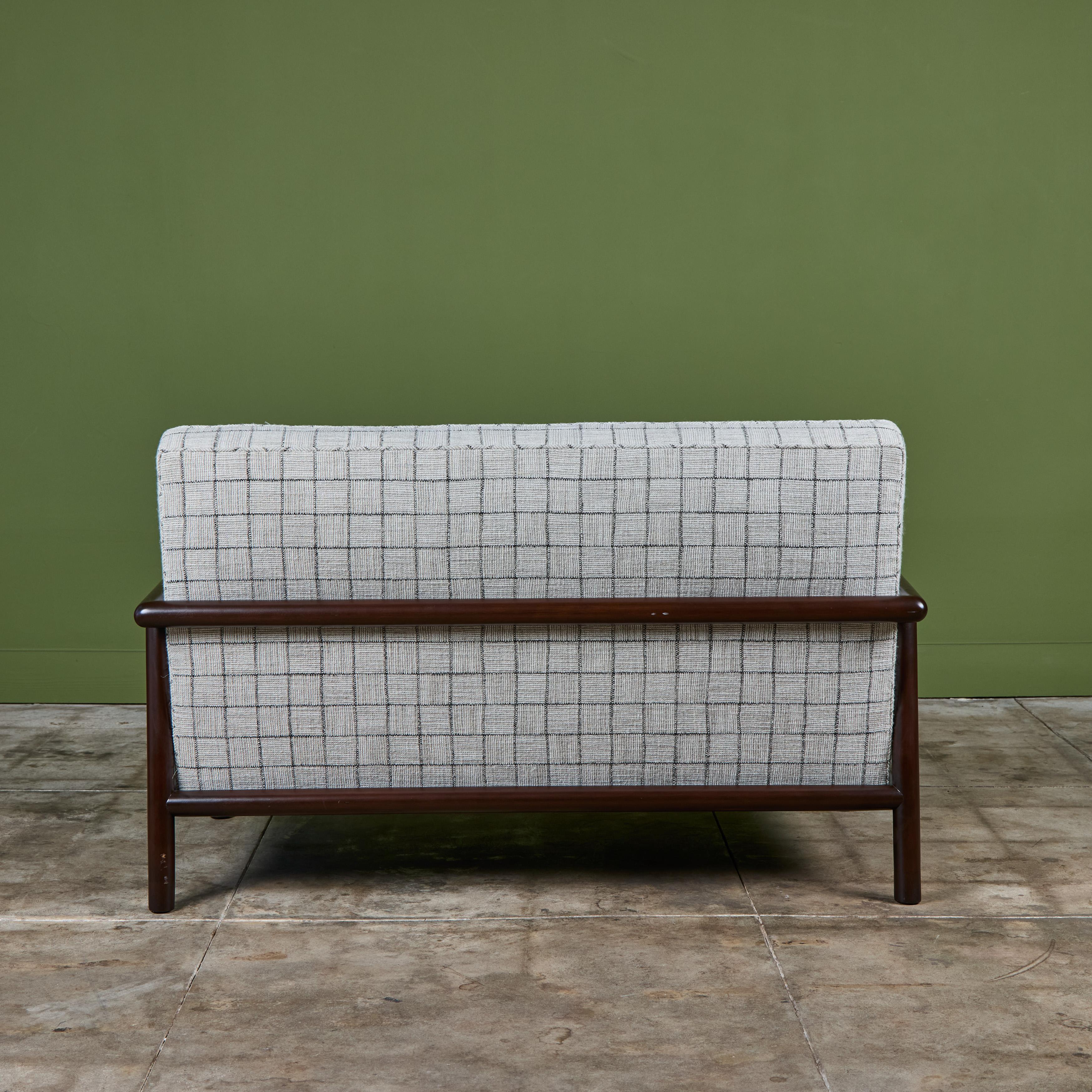 Mid-20th Century T.H. Robsjohn Gibbings Loveseat for Widdicomb For Sale