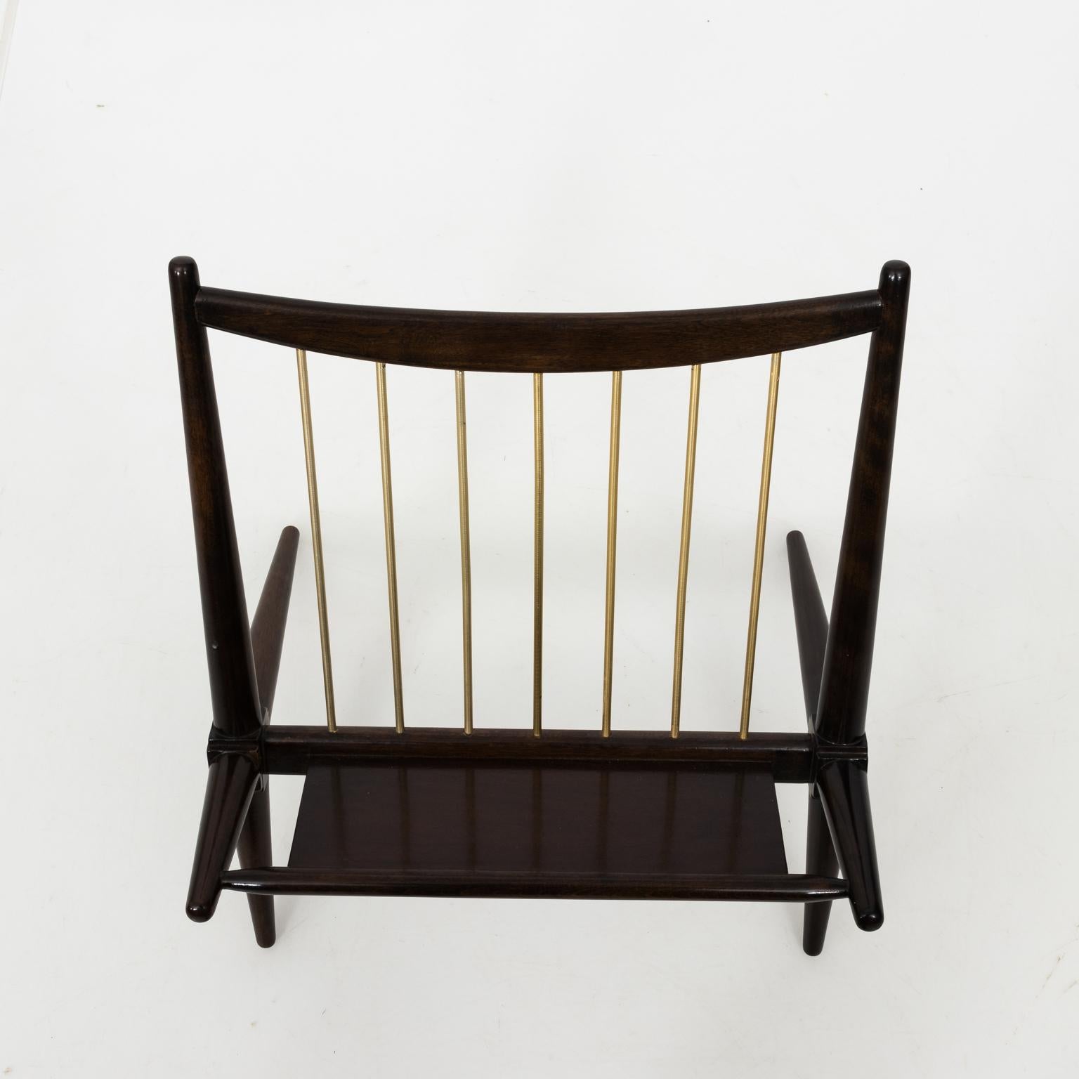 American T.H. Robsjohn-Gibbings Magazine Rack, circa 1950s