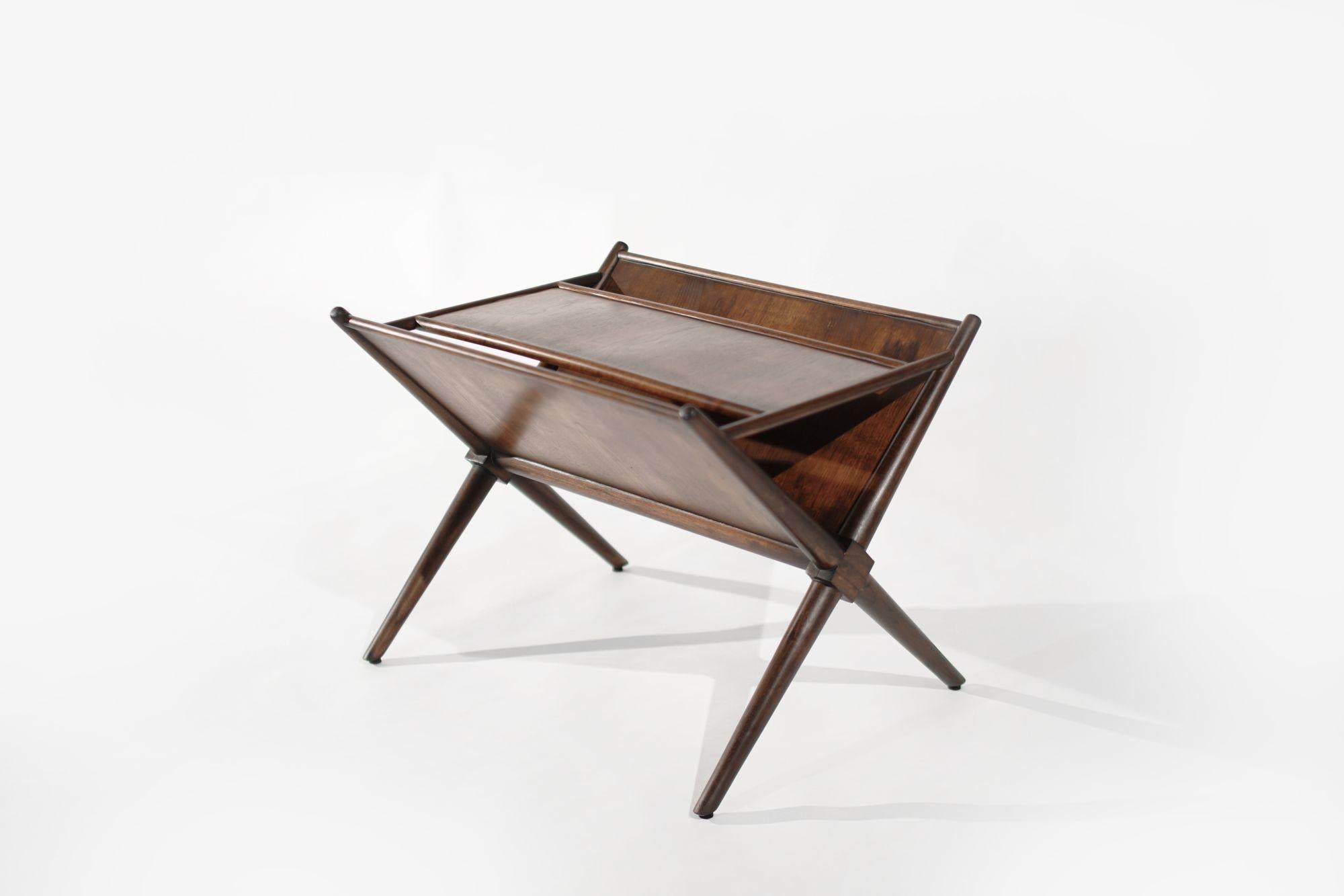 Mid-Century Modern T.H. Robsjohn-Gibbings Magazine Table, C. 1950s For Sale