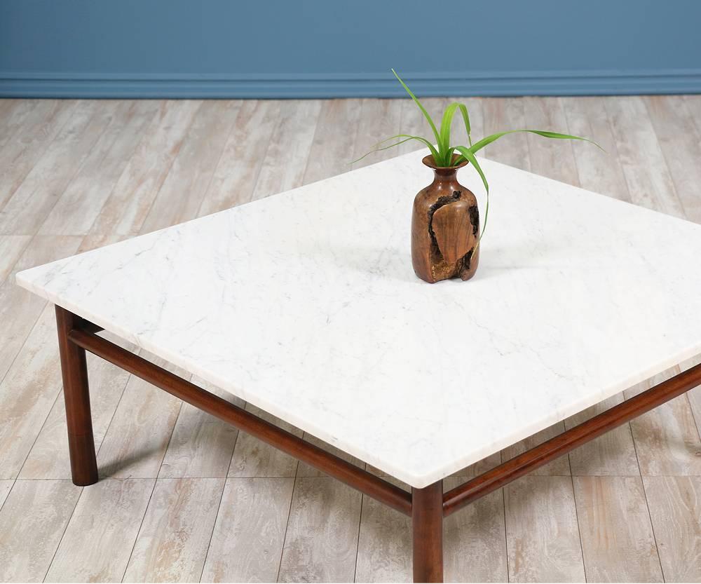 T.H. Robsjohn-Gibbings Marble-Top Coffee Table for Widdicomb 1