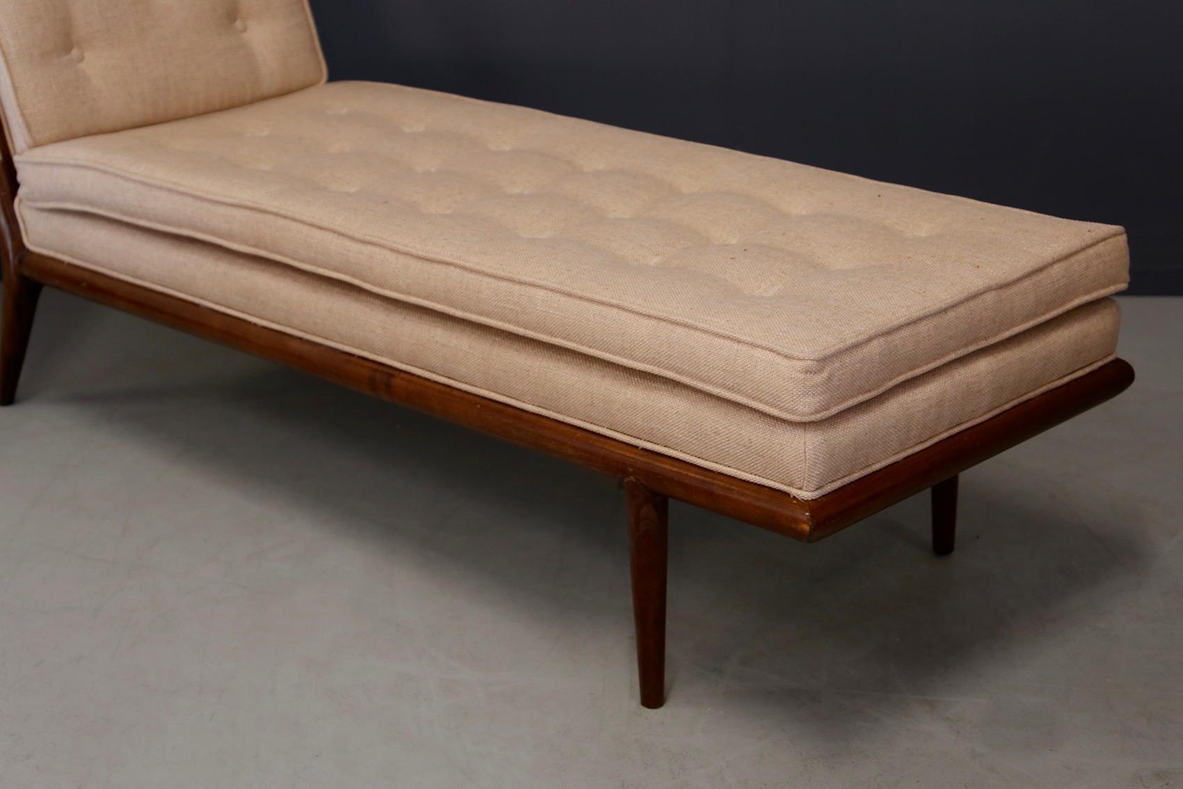 T.H. Robsjohn-Gibbings Midcentury Chaise Lounge for Widdicomb, 1950s In Good Condition In Milano, IT