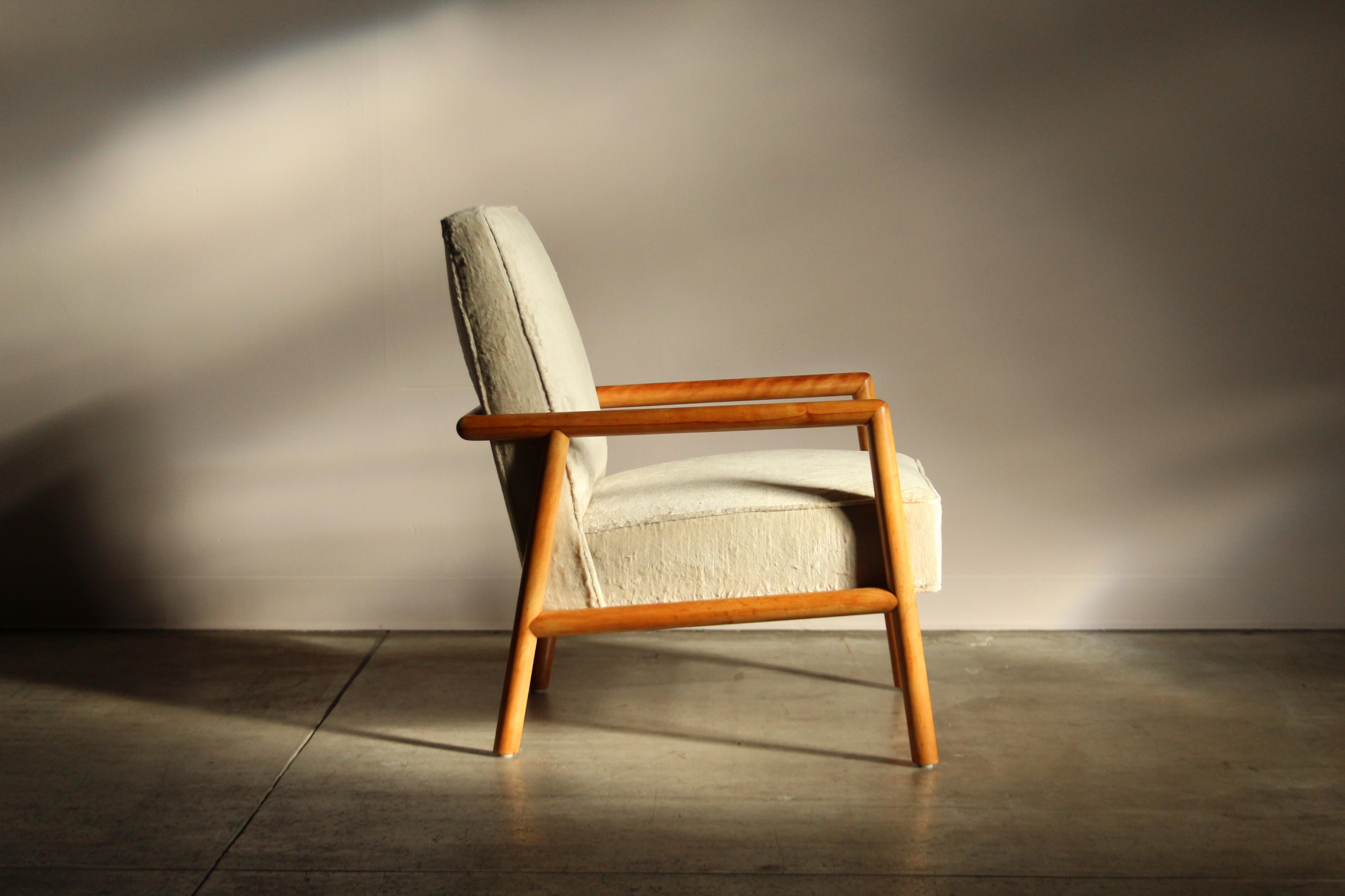 T.H. Robsjohn-Gibbings 'Model 1601' Lounge Chair for Widdicomb, 1950s Estadounidense en venta