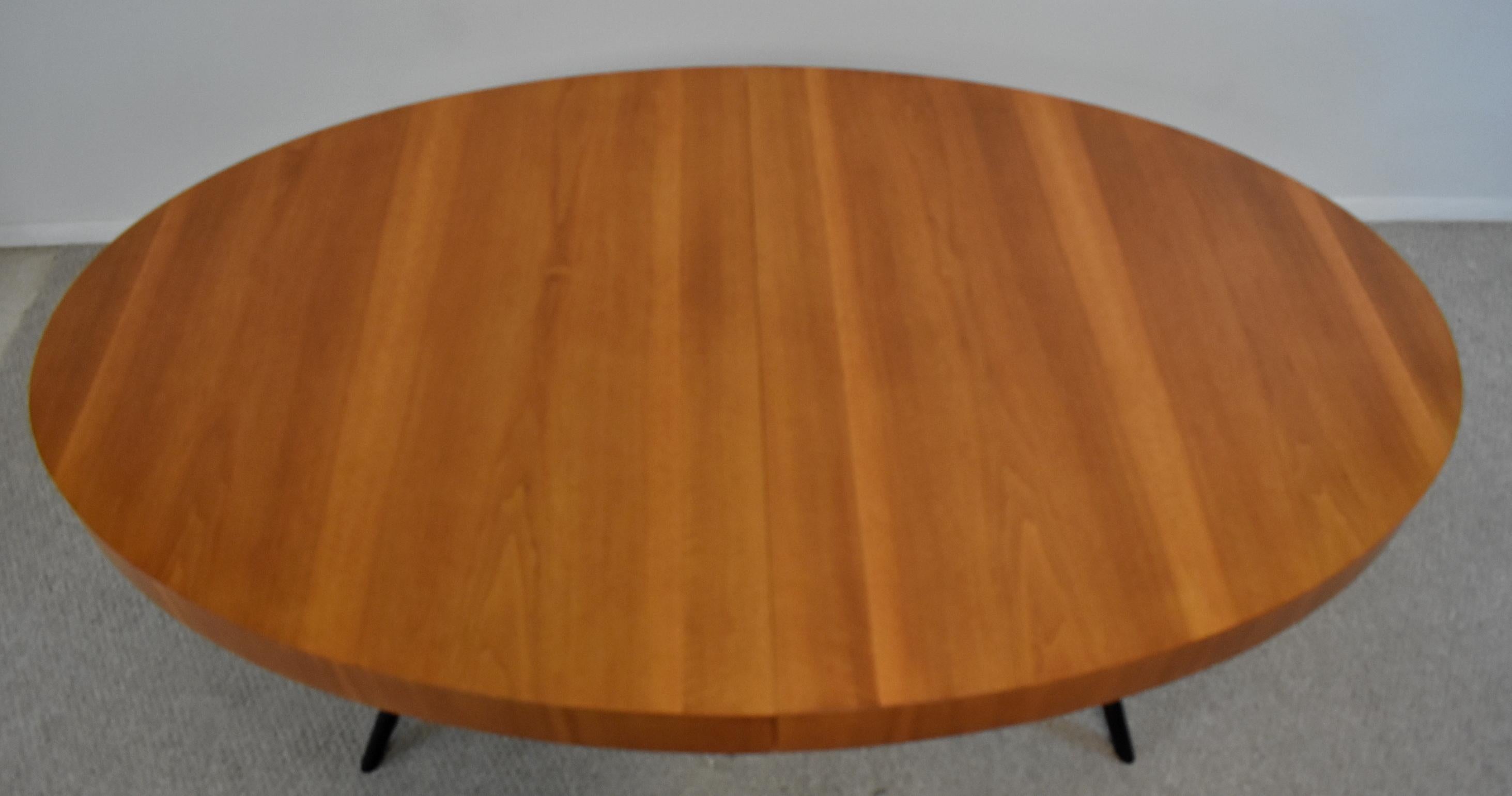 20th Century T.H. Robsjohn-Gibbings Oval Dining Table by Widdicomb