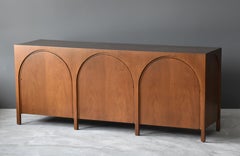 T.H. Robsjohn-Gibbings, Rare "Colosseum" Cabinet, Walnut, Widdicomb, 1950s