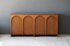 T.H. Robsjohn-Gibbings, Rare "Colosseum" Cabinet, Walnut, Widdicomb, 1950s