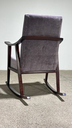 T.H. Robsjohn Gibbings Rocking Chair in New Fabric
