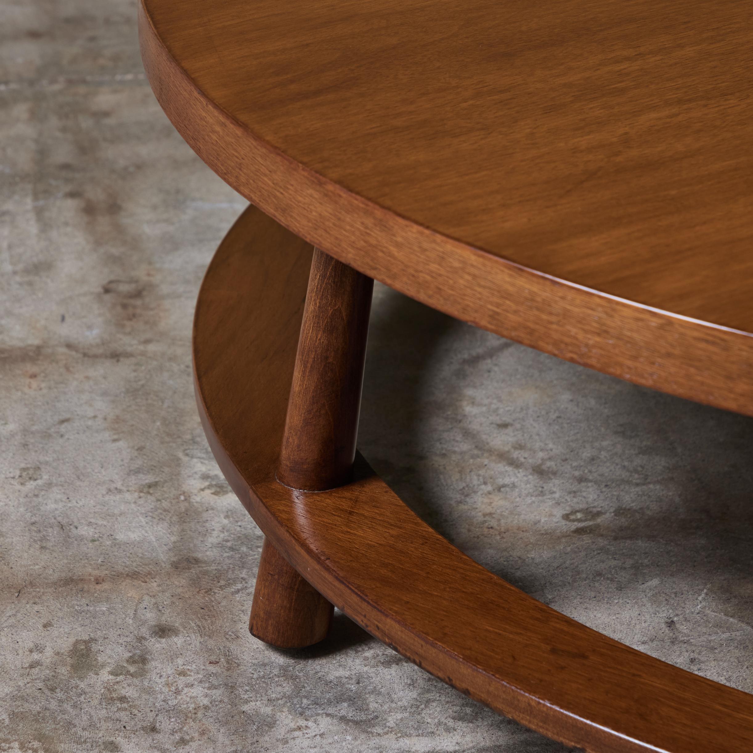 T.H. Robsjohn Gibbings Round Coffee Table for Widdicomb 5
