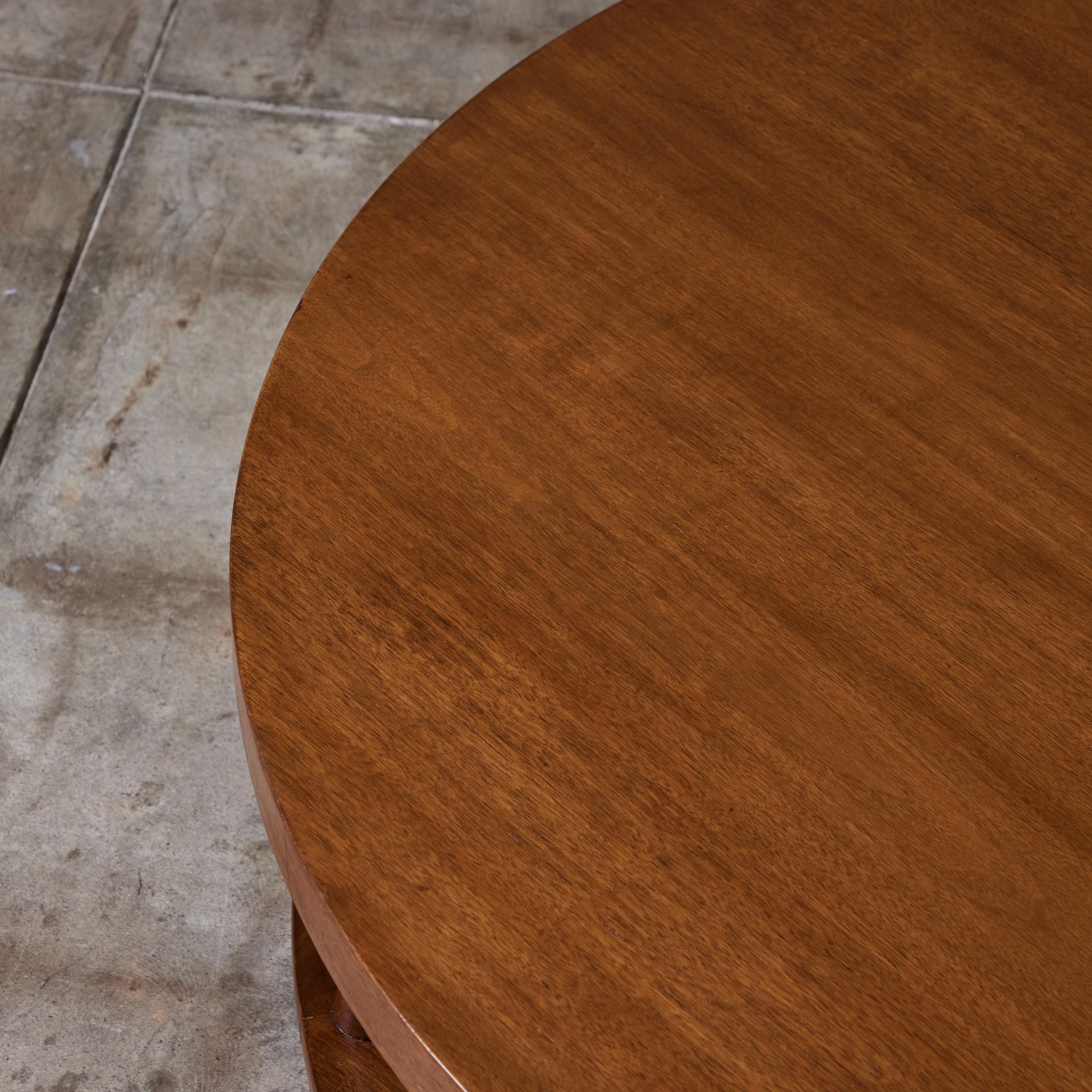 T.H. Robsjohn Gibbings Round Coffee Table for Widdicomb 2