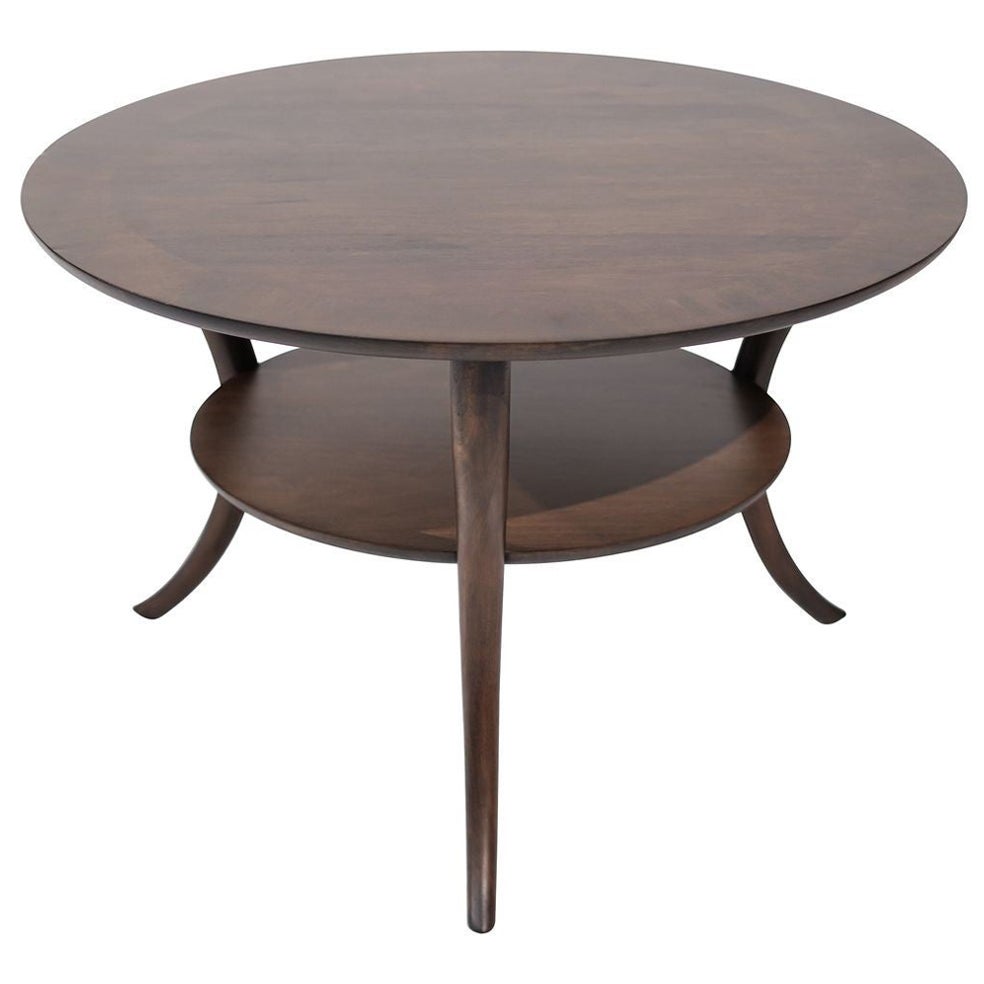 T.H. Robsjohn-Gibbings Sabre Leg End Table, C. 1950s