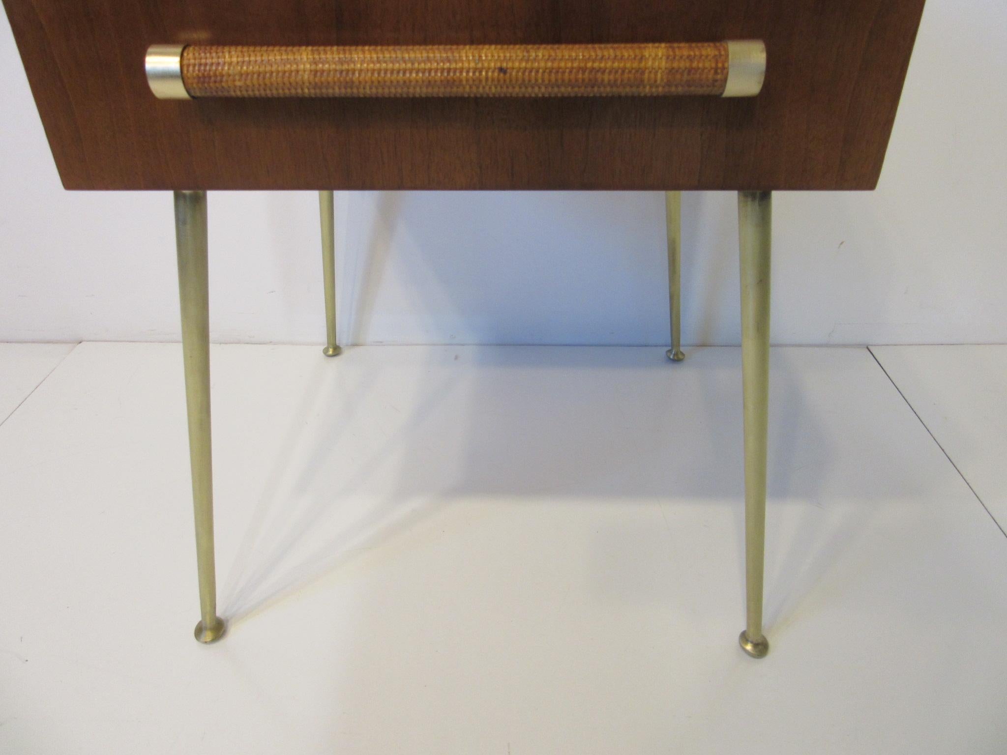 20th Century T.H. Robsjohn-Gibbings Side, End Table / Nightstand for Widdicomb