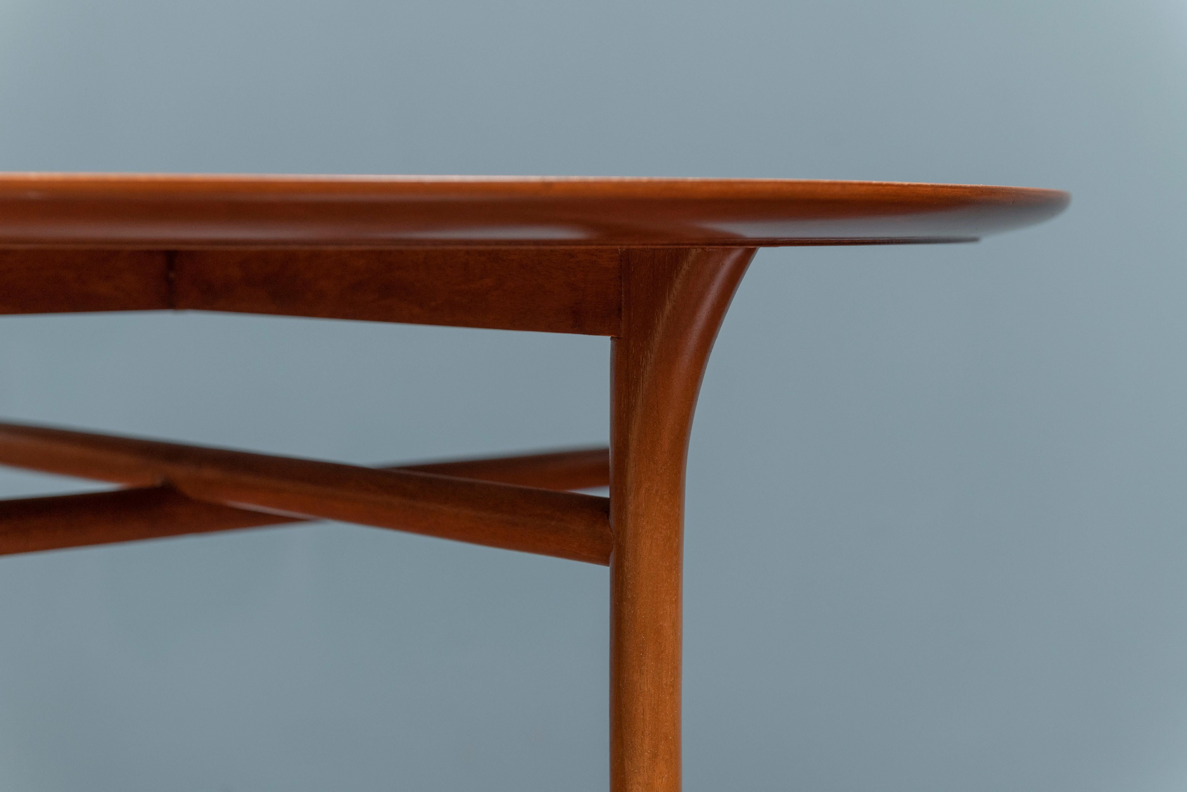 Walnut T.H. Robsjohn-Gibbings Side Table