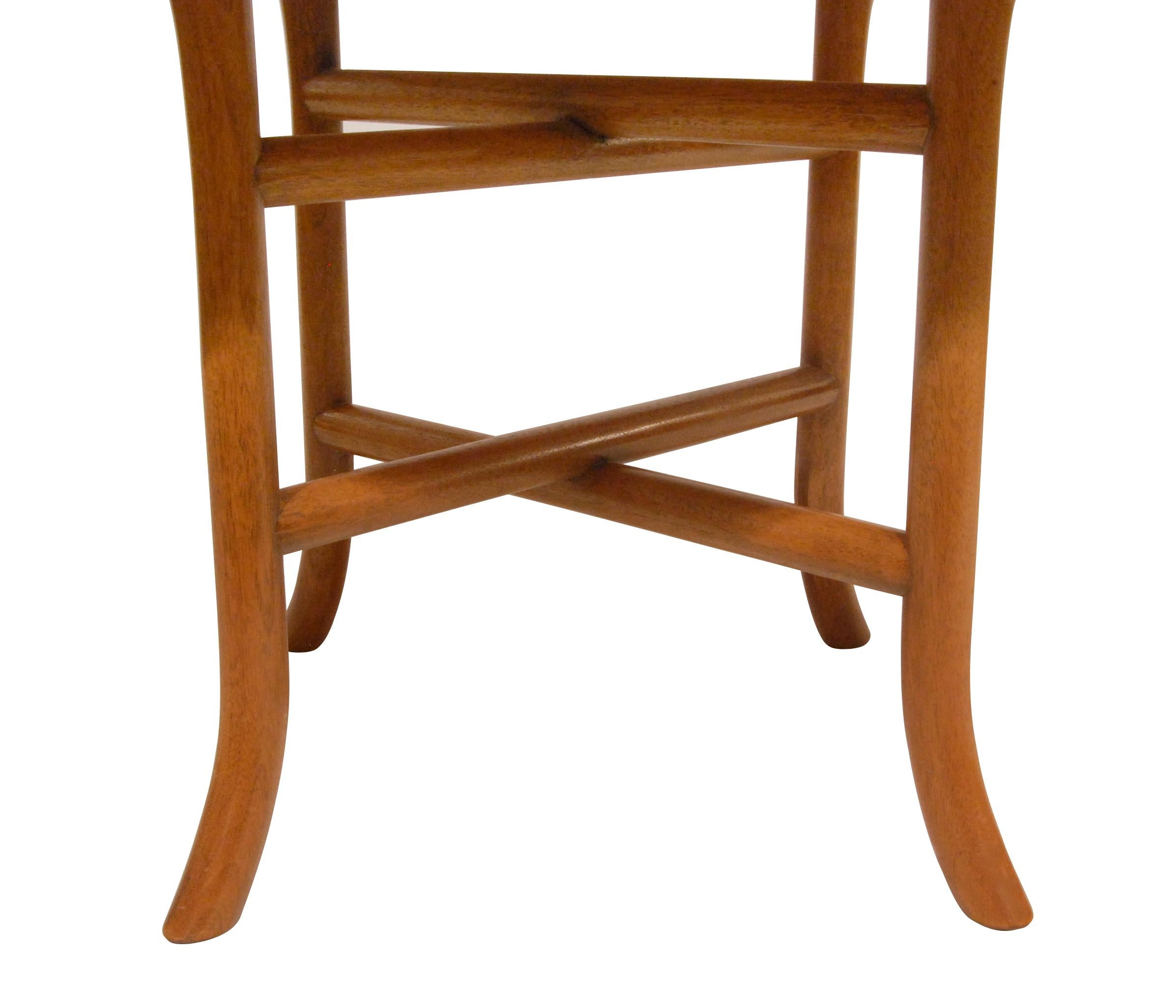 T.H. Beistelltisch mit doppelten Trägern von Robsjohn-Gibbings, 1950er Jahre (Moderne der Mitte des Jahrhunderts) im Angebot