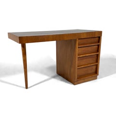 T.H. Robsjohn-Gibbings Single Pedestal Desk by Widdicomb