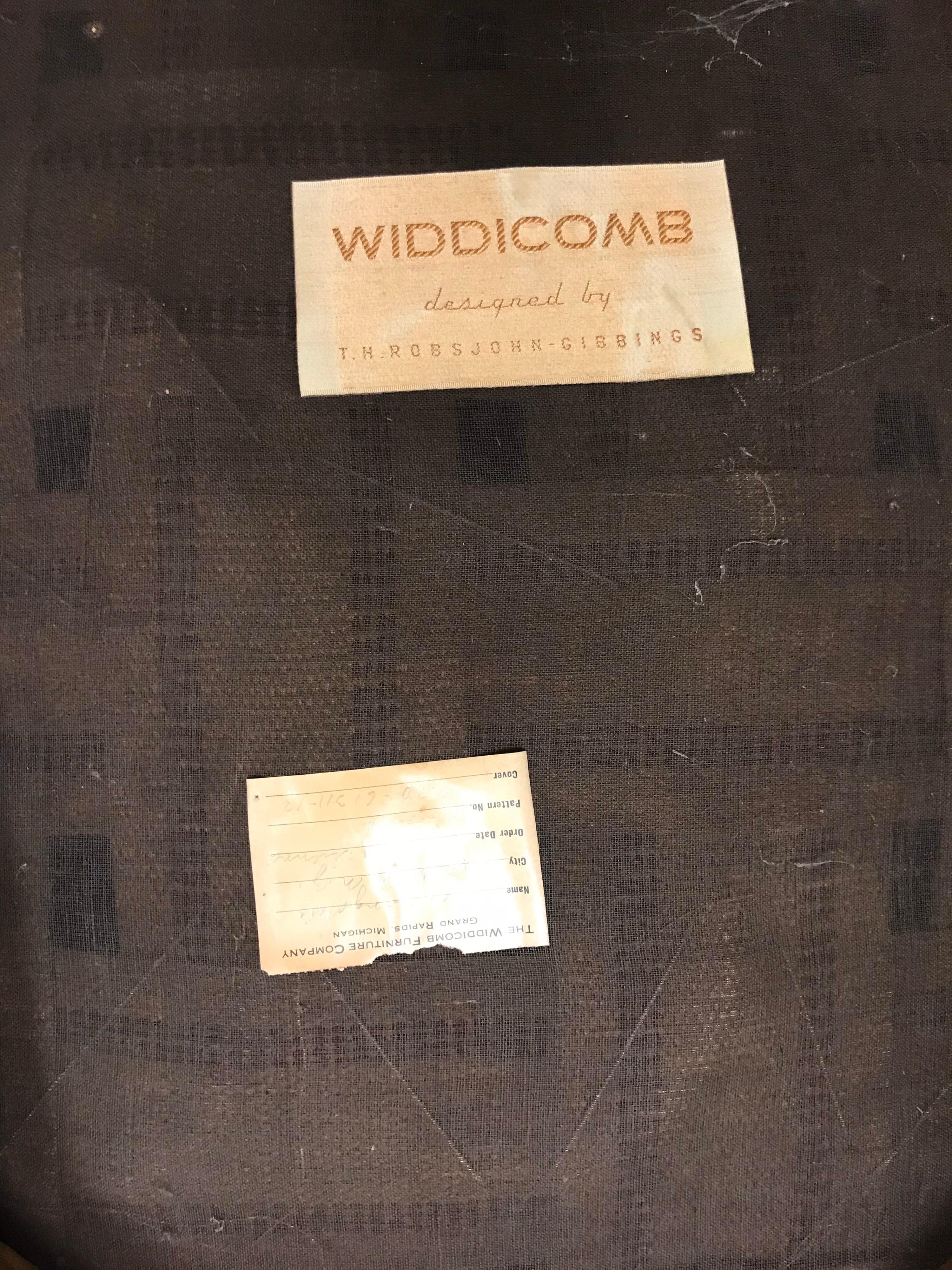 T.H. Robsjohn-Gibbings Slat-Back Lounge Chair for Widdicomb For Sale 12