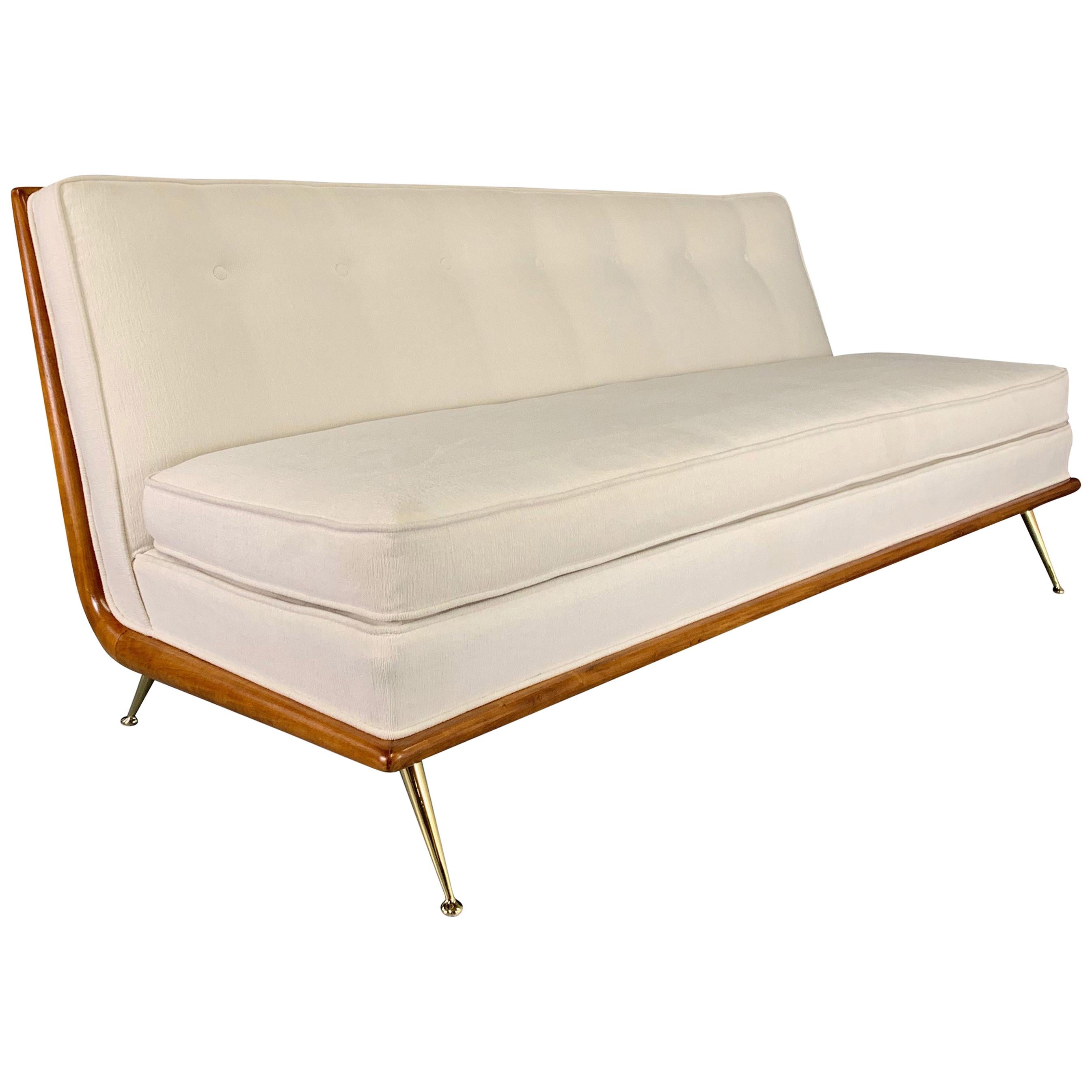 T.H. Robsjohn-Gibbings Sofa, for Widdicomb Model 1727 circa 1956 Midcentury
