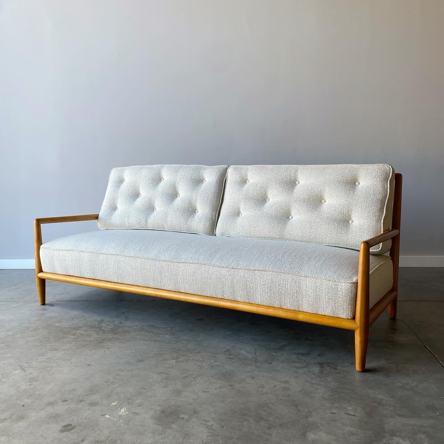 Mid-Century Modern T.H. Robsjohn-Gibbings Sofa, Widdicomb For Sale