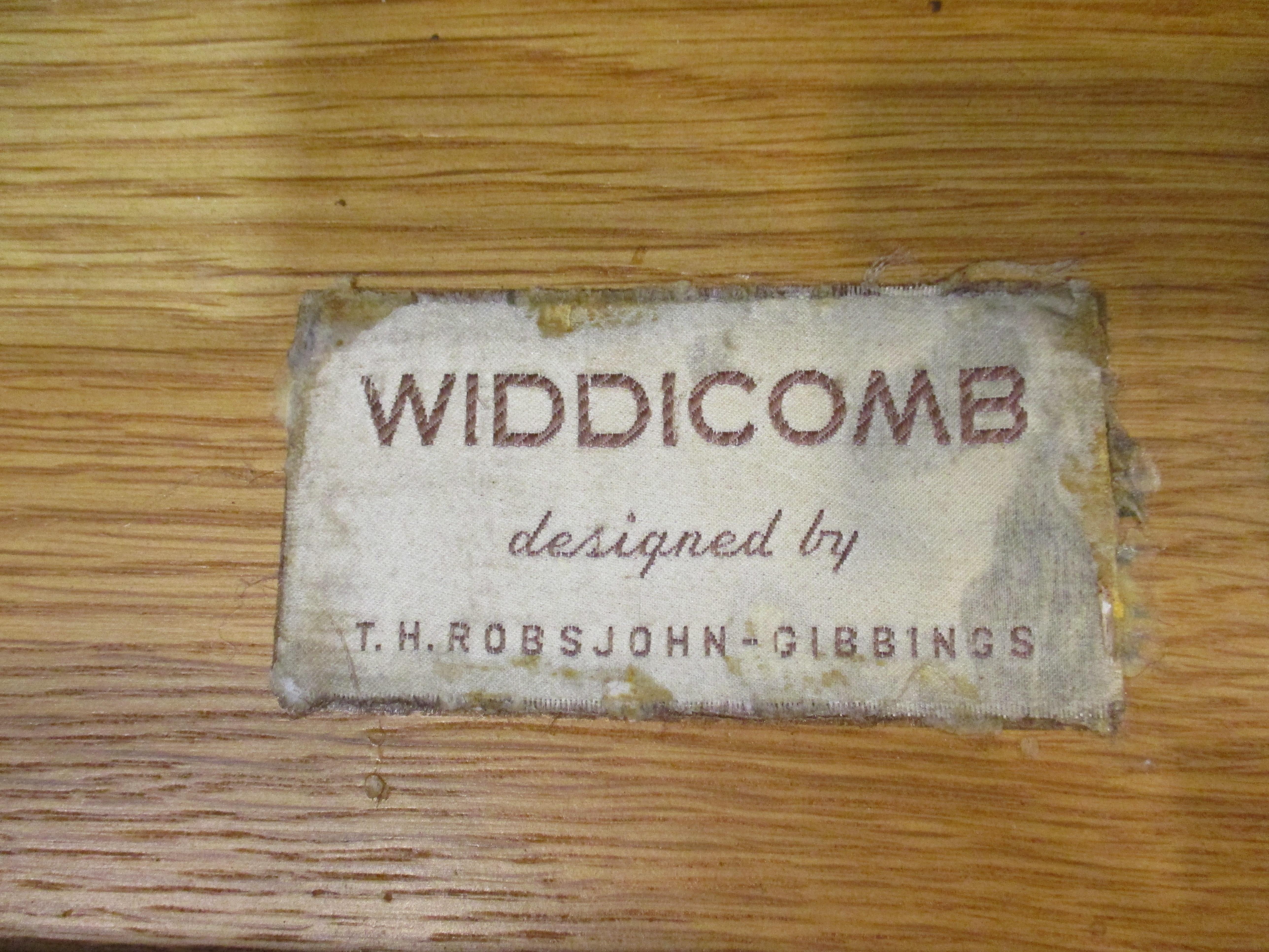 T.H. RobsJohn Gibbings Spear Handled Desk for Widdicomb 7