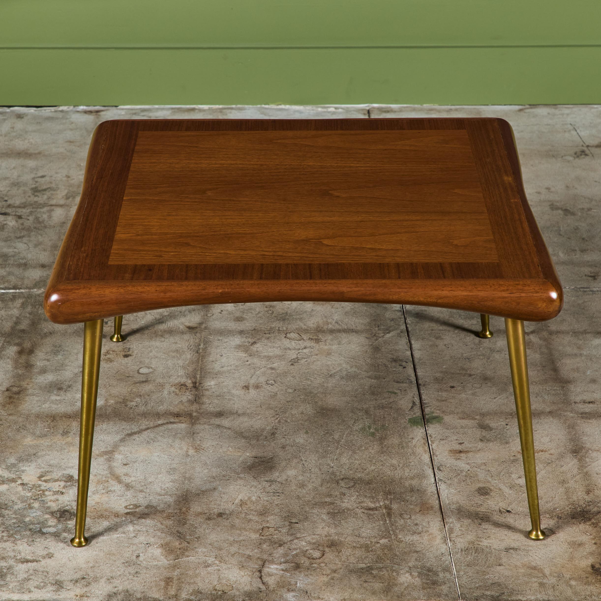 T.H. Robsjohn Gibbings Square Coffee Table for Widdicomb 5