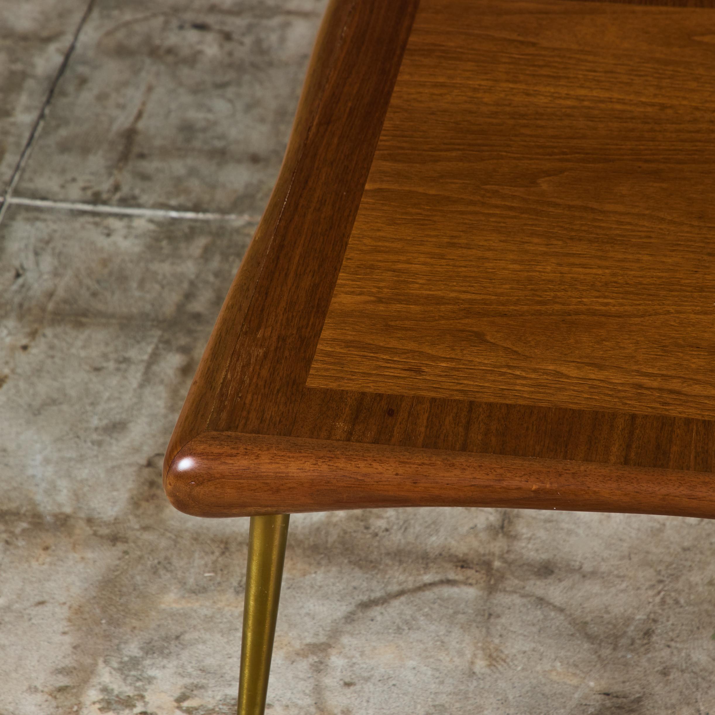 T.H. Robsjohn Gibbings Square Coffee Table for Widdicomb 9