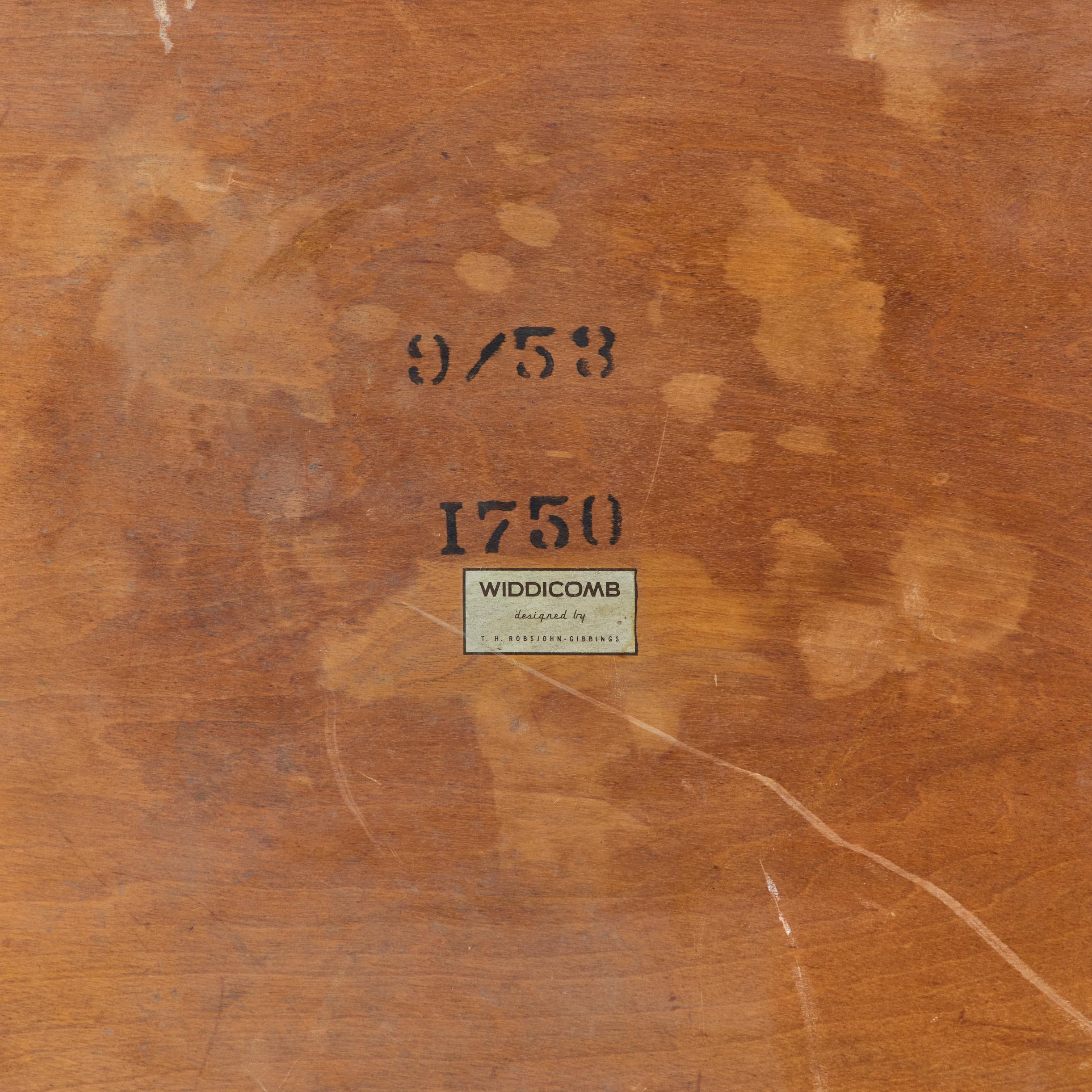 T.H. Robsjohn Gibbings Square Coffee Table for Widdicomb 10