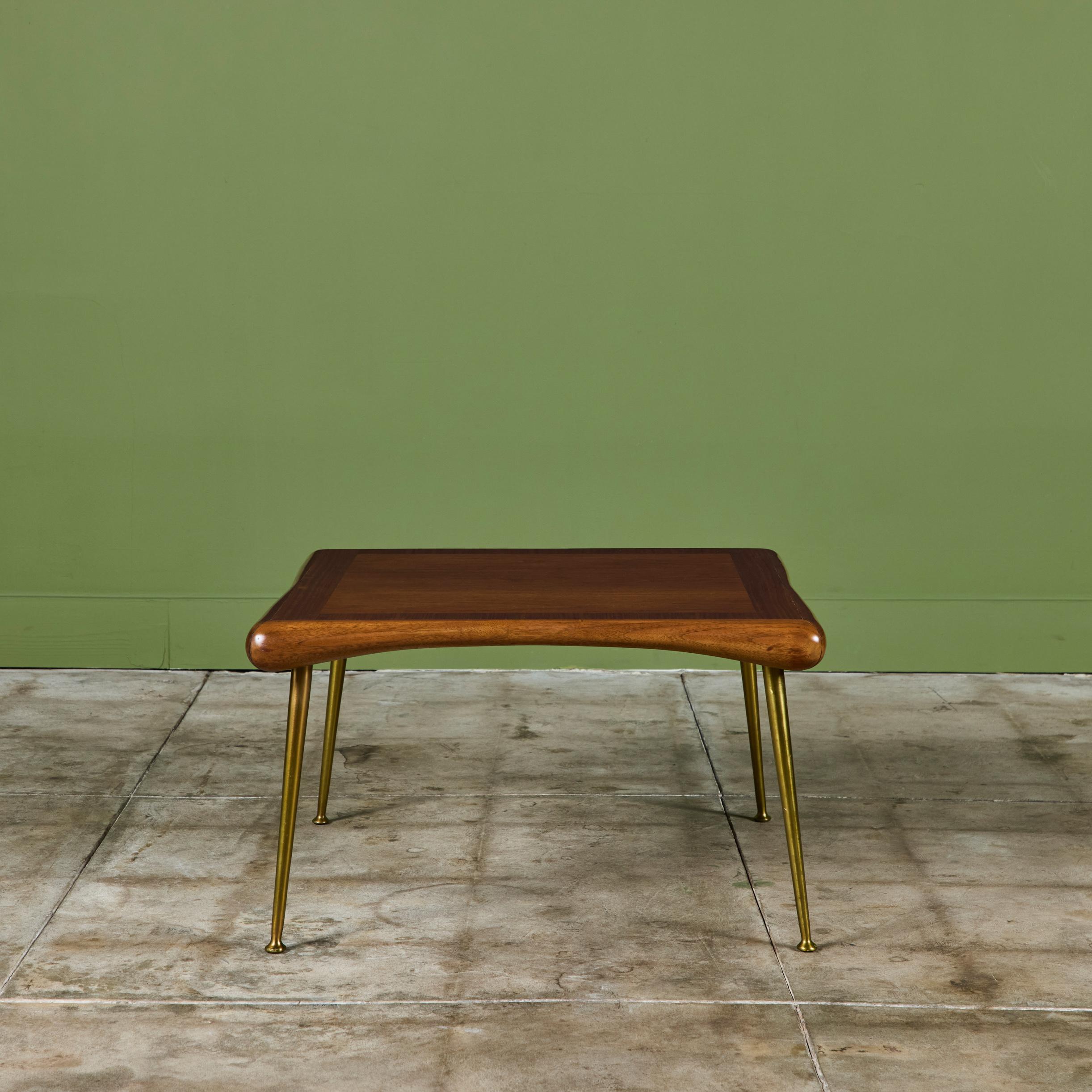 T.H. Robsjohn Gibbings Square Coffee Table for Widdicomb 1