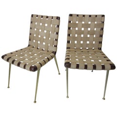 T.H. Robsjohn-Gibbings Strap Chairs for Widdicomb