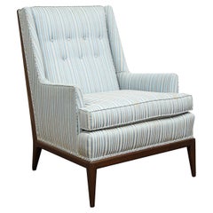 T.H. Robsjohn-Gibbings Style High Back Lounge Chair, 1950s