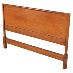 T.H. Robsjohn-Gibbings Style Walnut Full Size Headboard by Henredon, 1960s