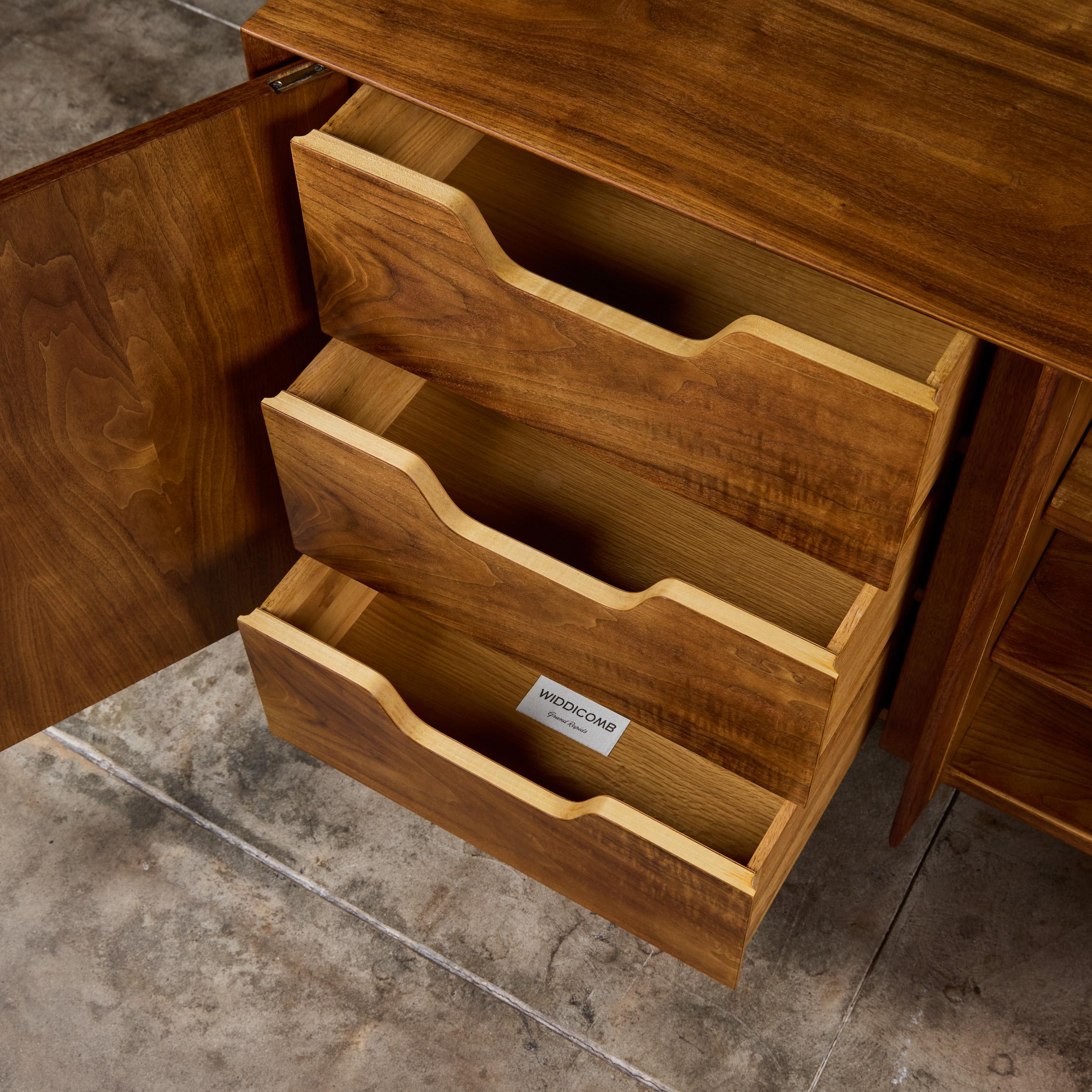 T.H. Robsjohn Gibbings Two Door Credenza for Widdicomb For Sale 9