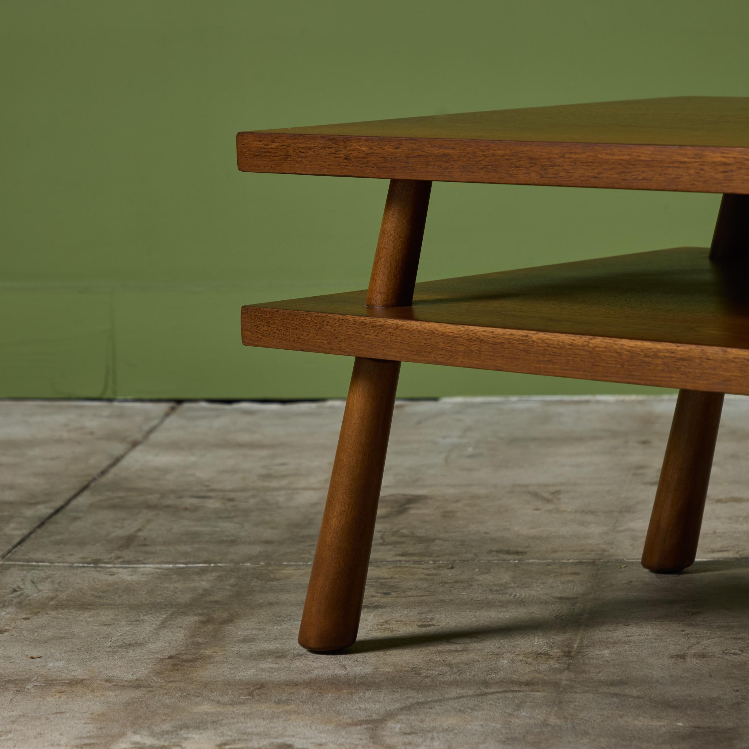 T.H. Robsjohn Gibbings Two-Tier Coffee Table for Widdicomb 7