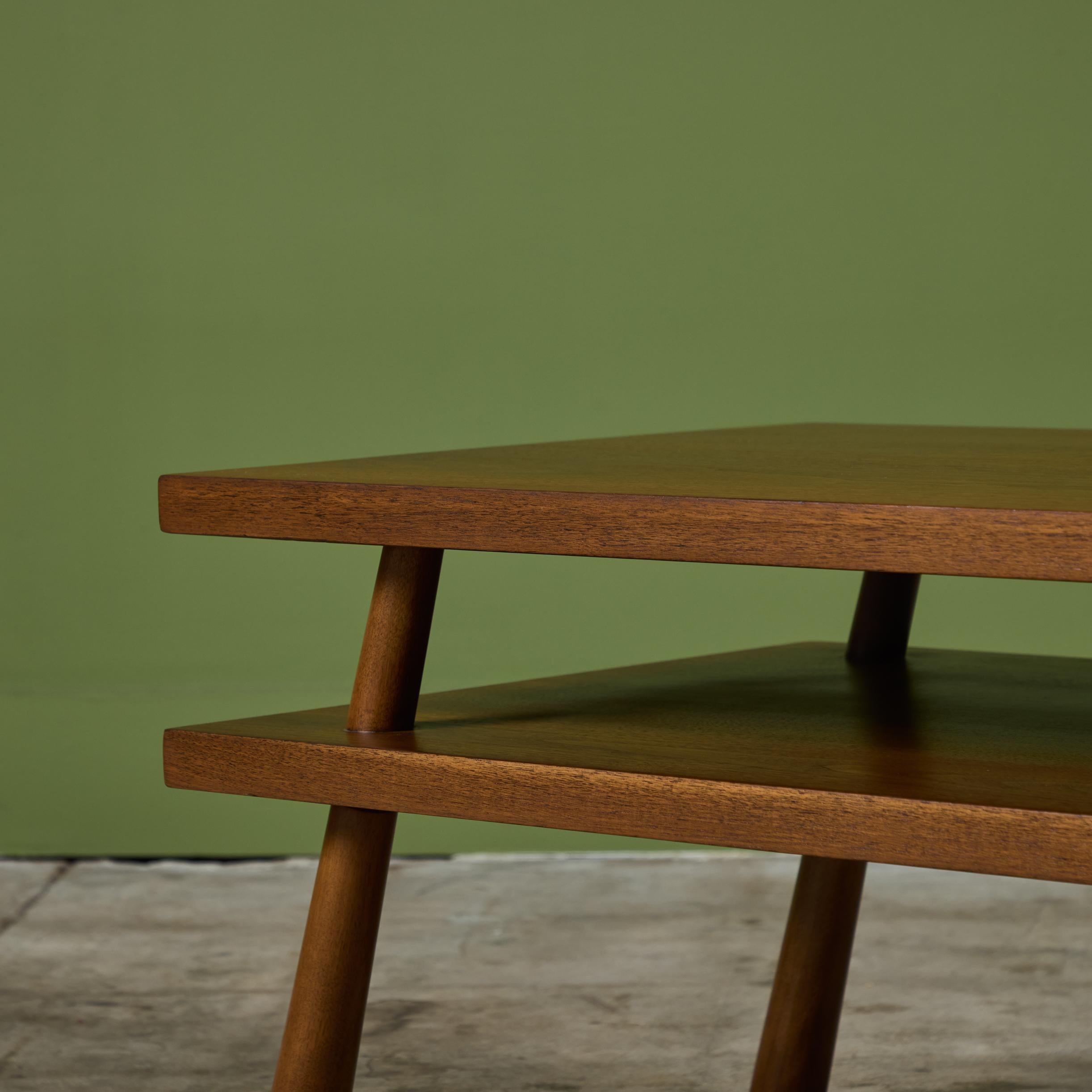 T.H. Robsjohn Gibbings Two-Tier Coffee Table for Widdicomb 10