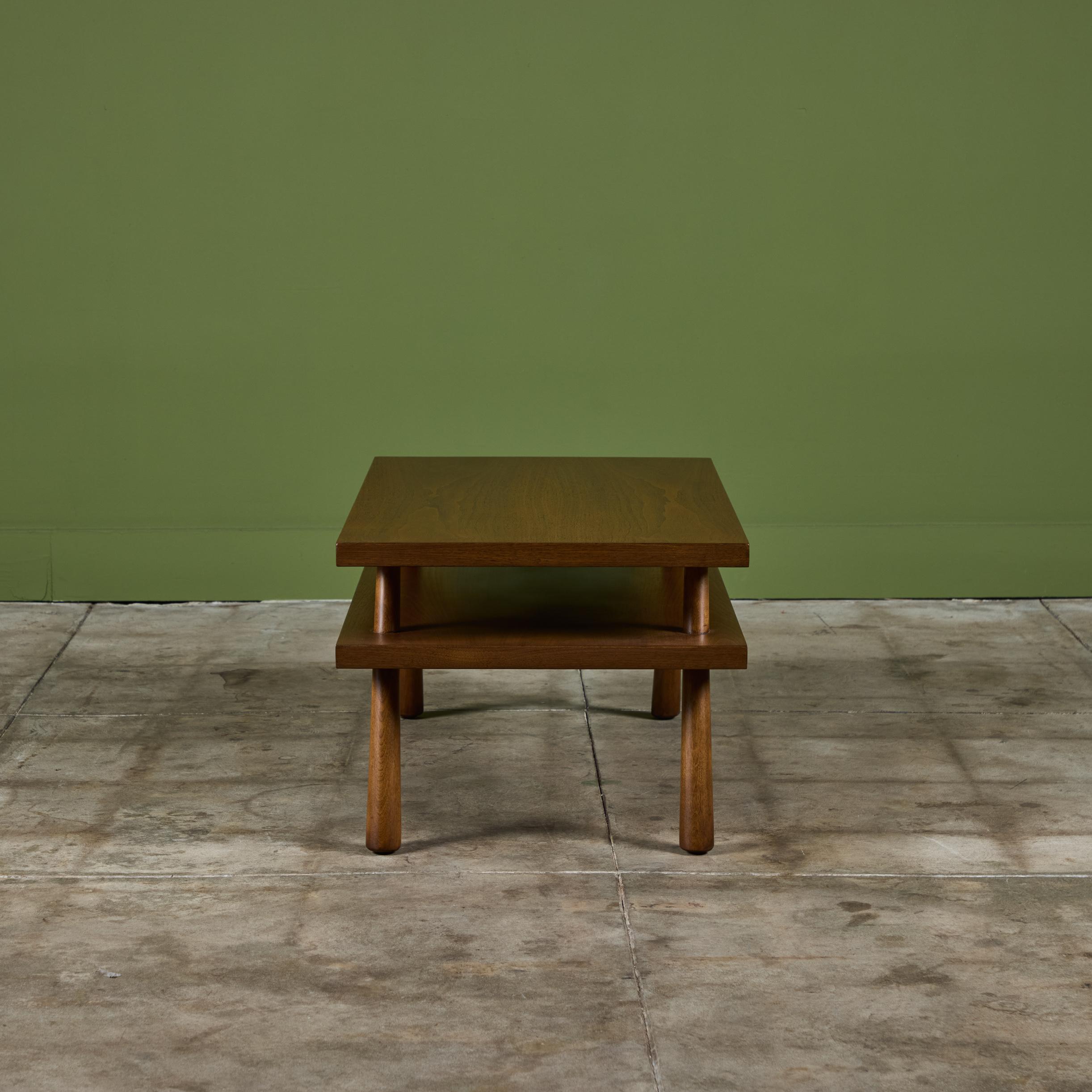 T.H. Robsjohn Gibbings Two-Tier Coffee Table for Widdicomb 2