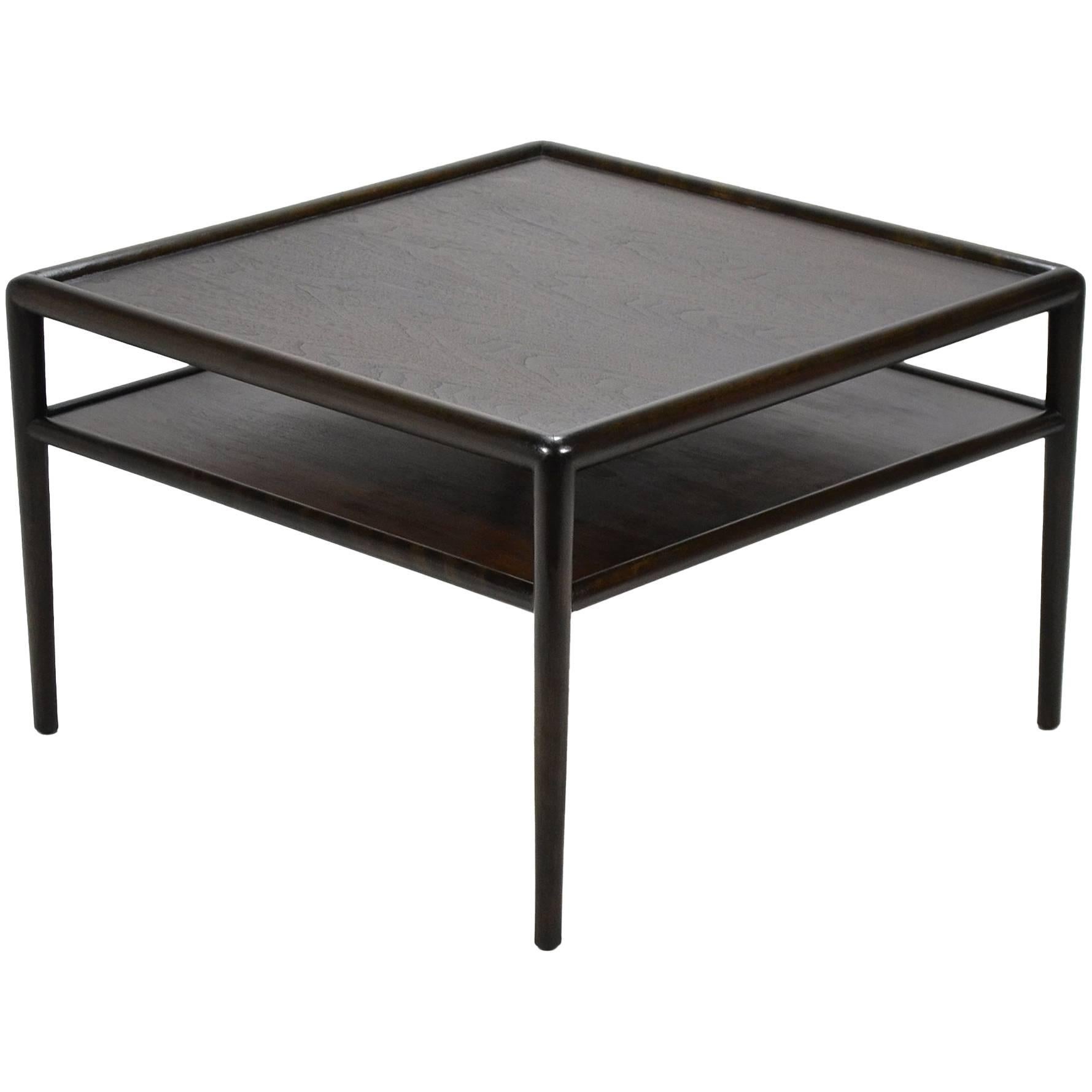 T.H. Robsjohn-Gibbings Two-Tiered Table by Widdicomb