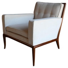 T.H. Robsjohn-Gibbings Walnut Frame Lounge Chair, ca. 1955