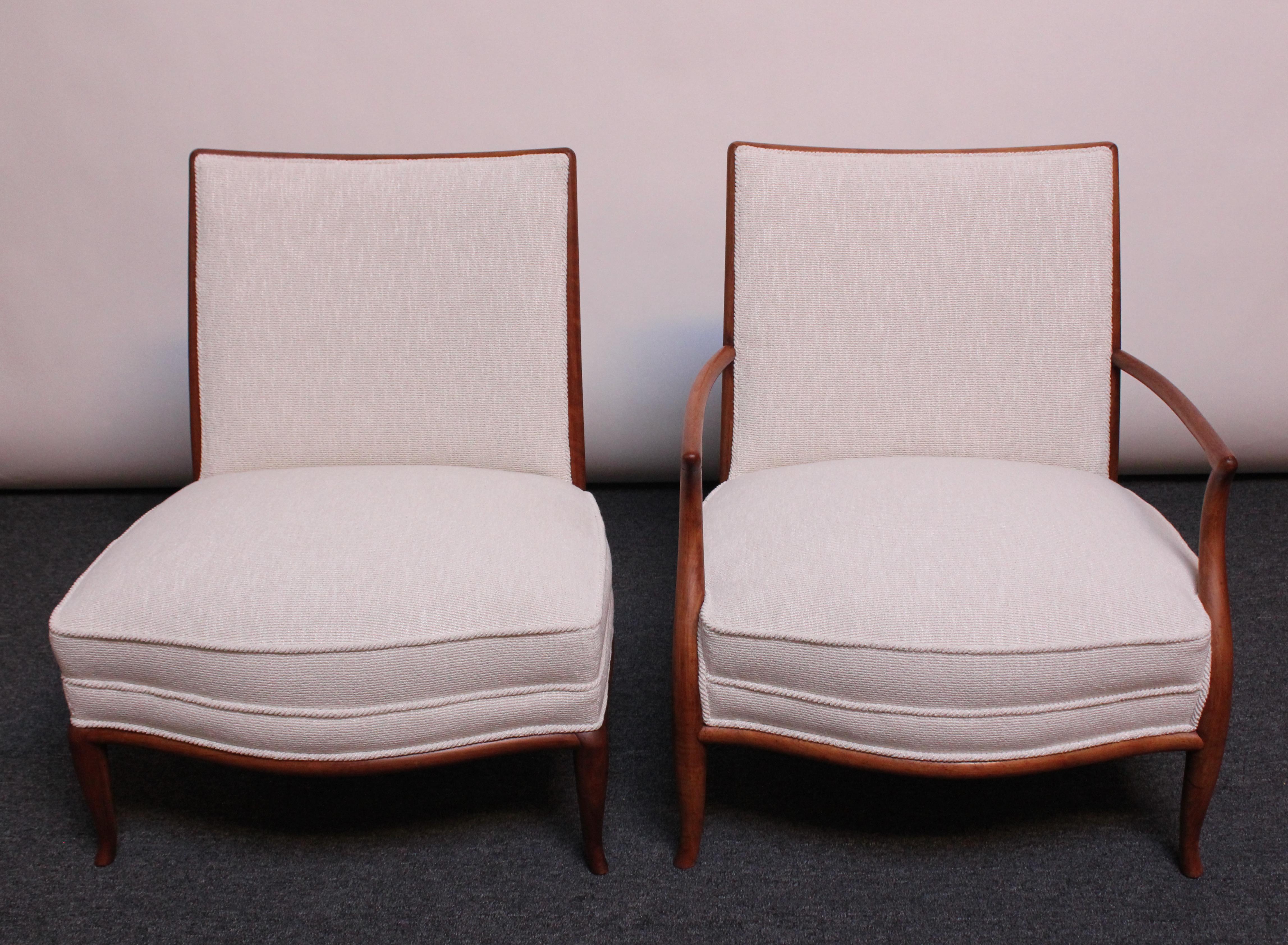 Set of two chairs by T.H. Robsjohn-Gibbings for Widdicomb: The