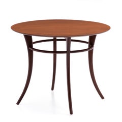T.H.. Robsjohn Gibbings Widdicomb Klismos Round Saber Leg Lamp Table 1955